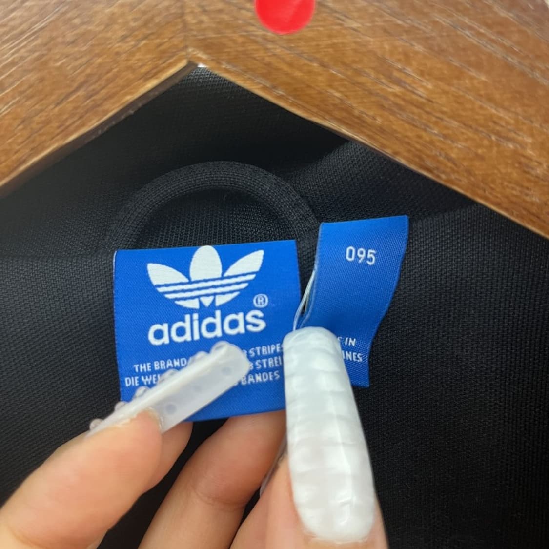 아디다스 Y2K 유로파 검흰 딱붙핏 져지 집업 95 C10869 상품이미지5