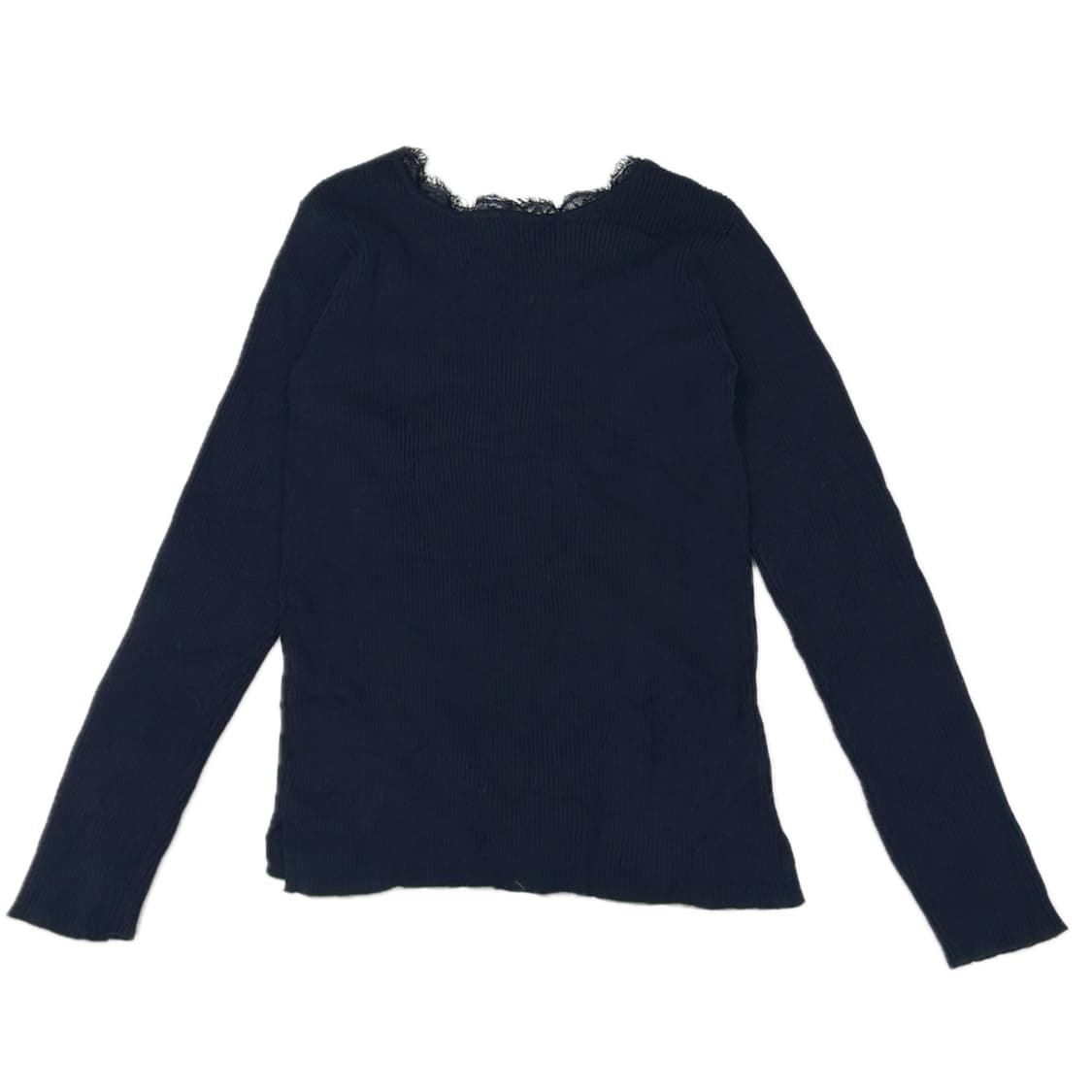 나노 유니버스 지뢰계 양산형 브이넥 골지 긴팔 티셔츠 일본 새상품 상품이미지3