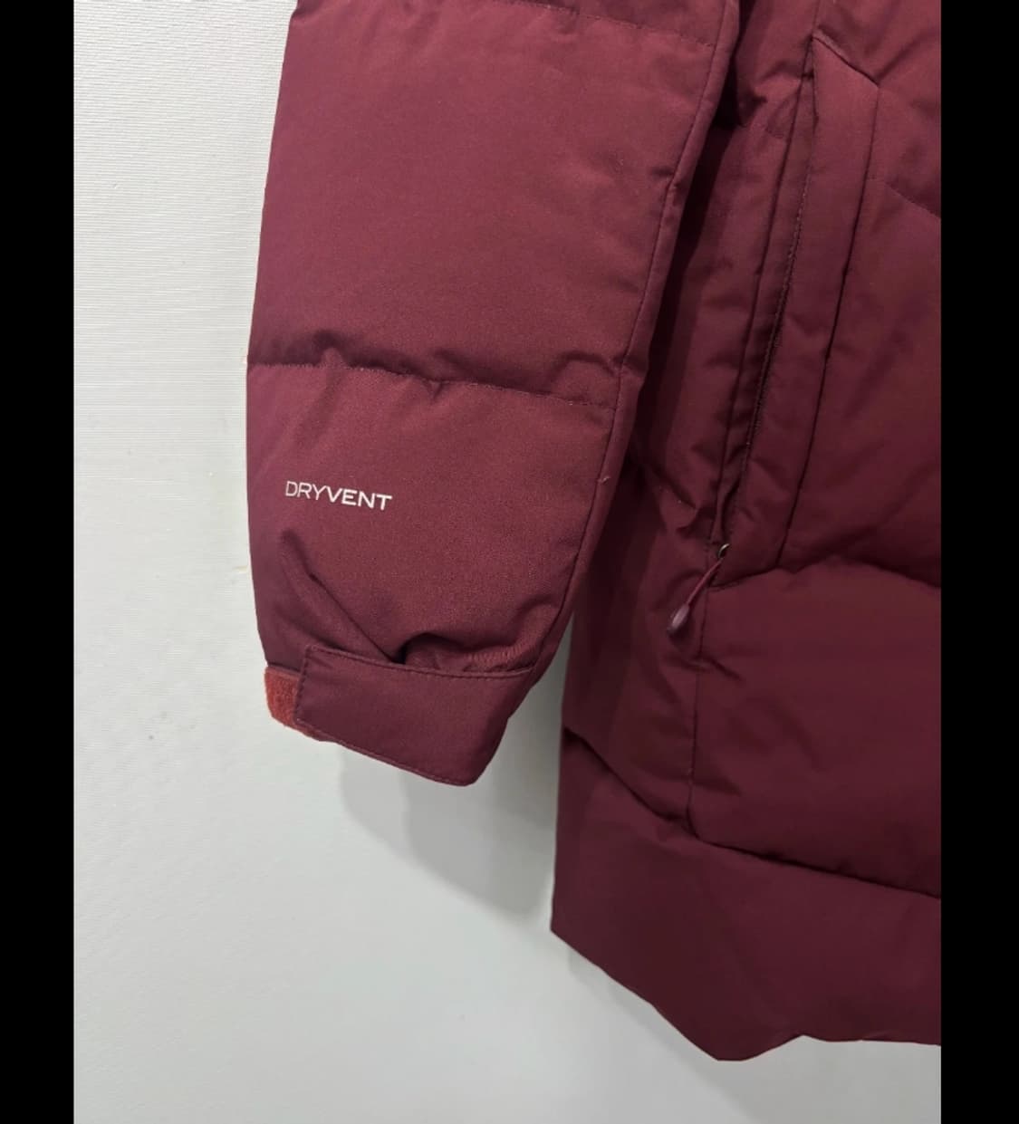 노스페이스 여성 패딩 L/95 버건디 상품이미지5