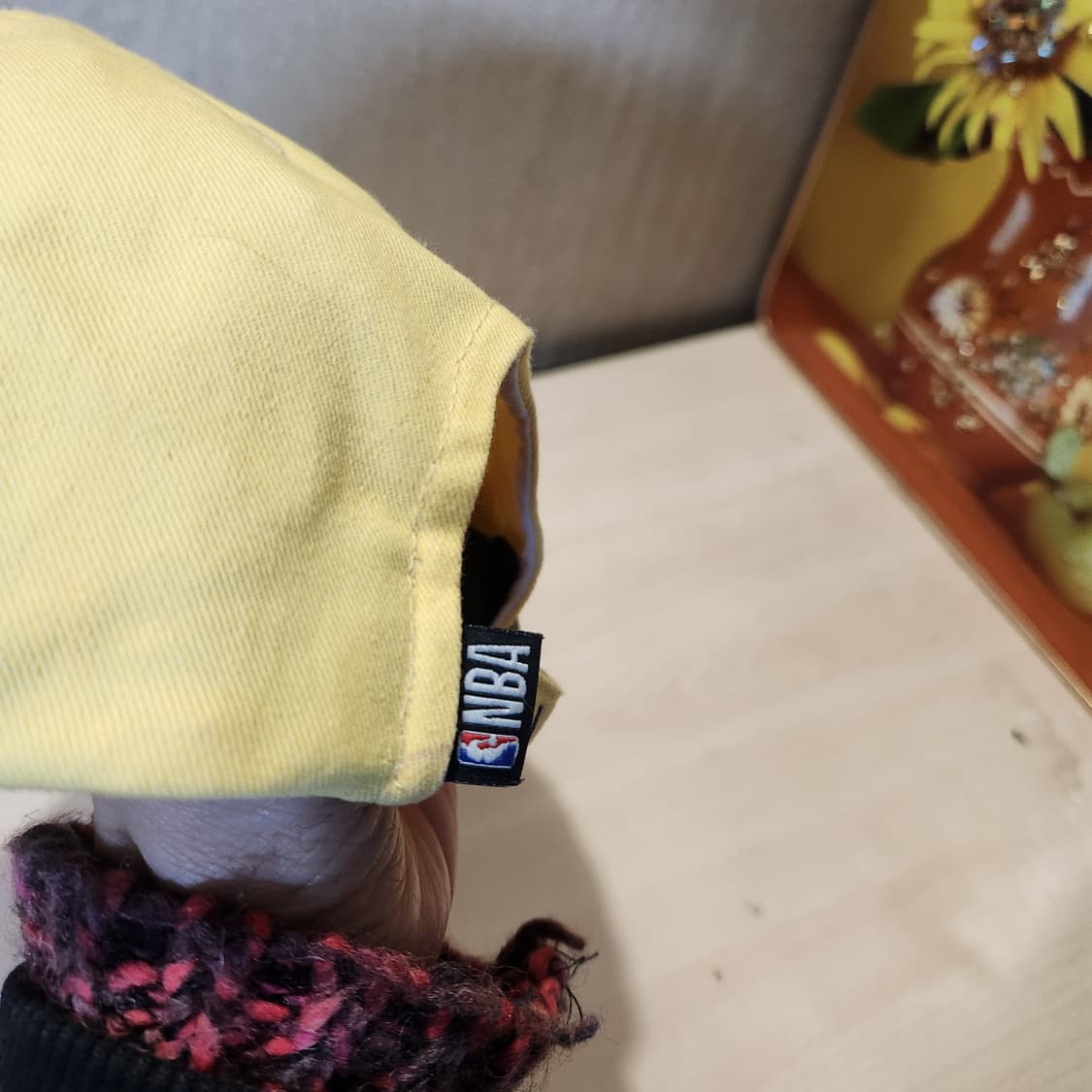 NBA LA 레이커스 옐로우 볼캡 | 파스텔 옐로우 포인트 캡 상품이미지4