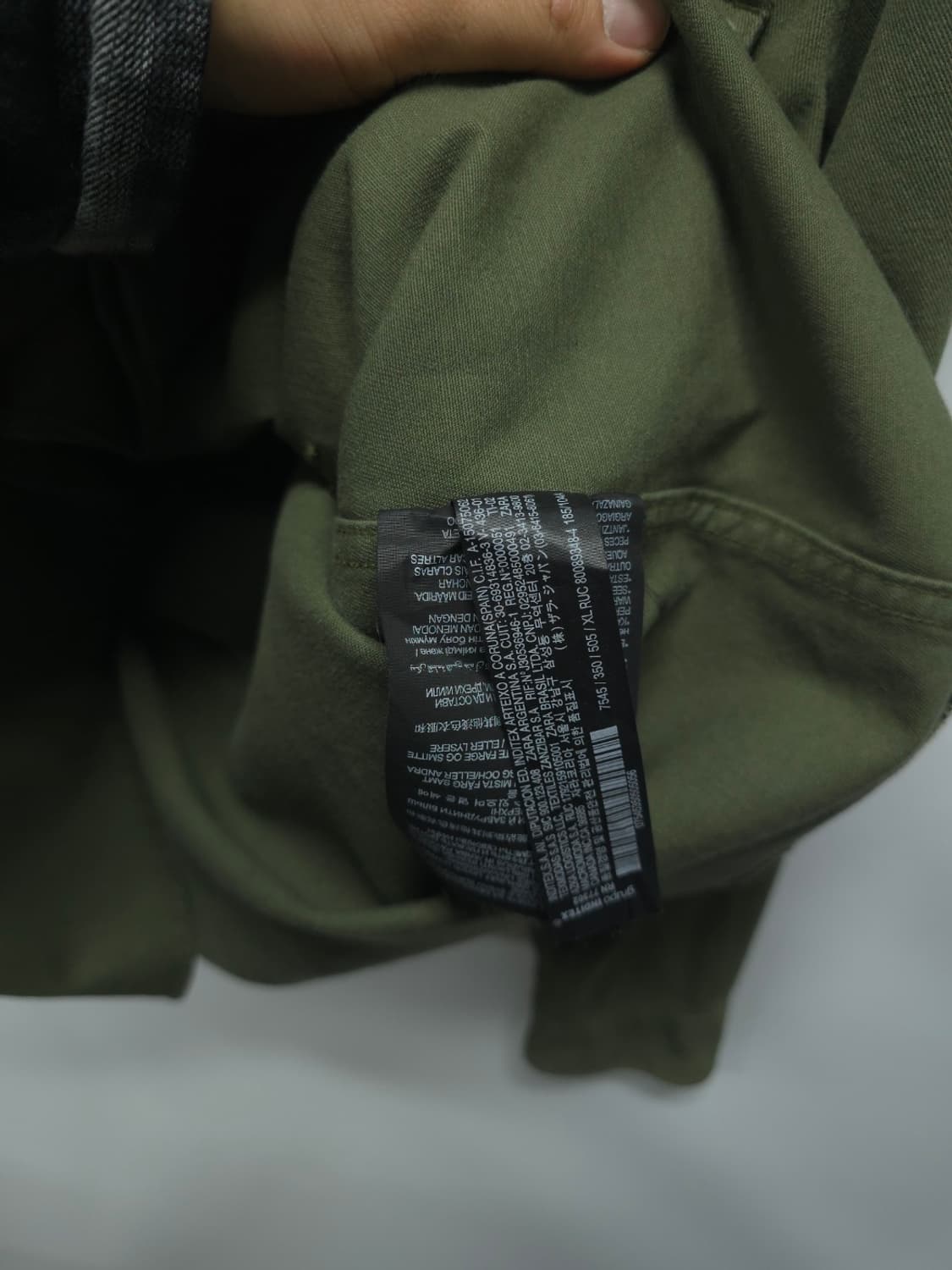 자라(ZARA) 쓰리포켓 셔츠자켓 ( 100~105 ) 상품이미지10