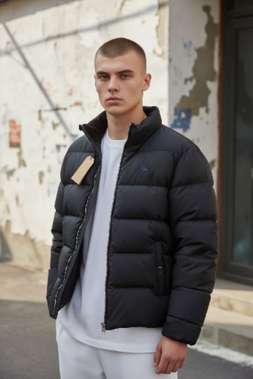 버버리 남성 블랙 패딩 2XL 상품이미지1