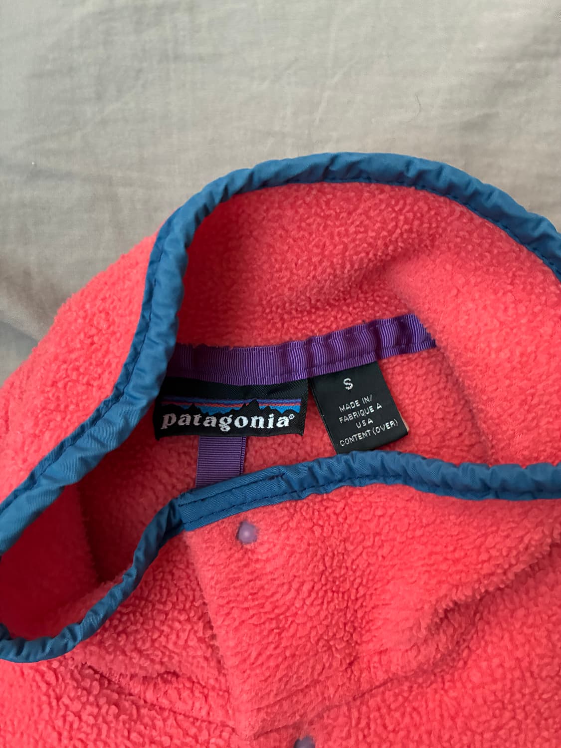 90s 파타고니아 신칠라 스냅티 여성용 사이즈s 상품이미지3
