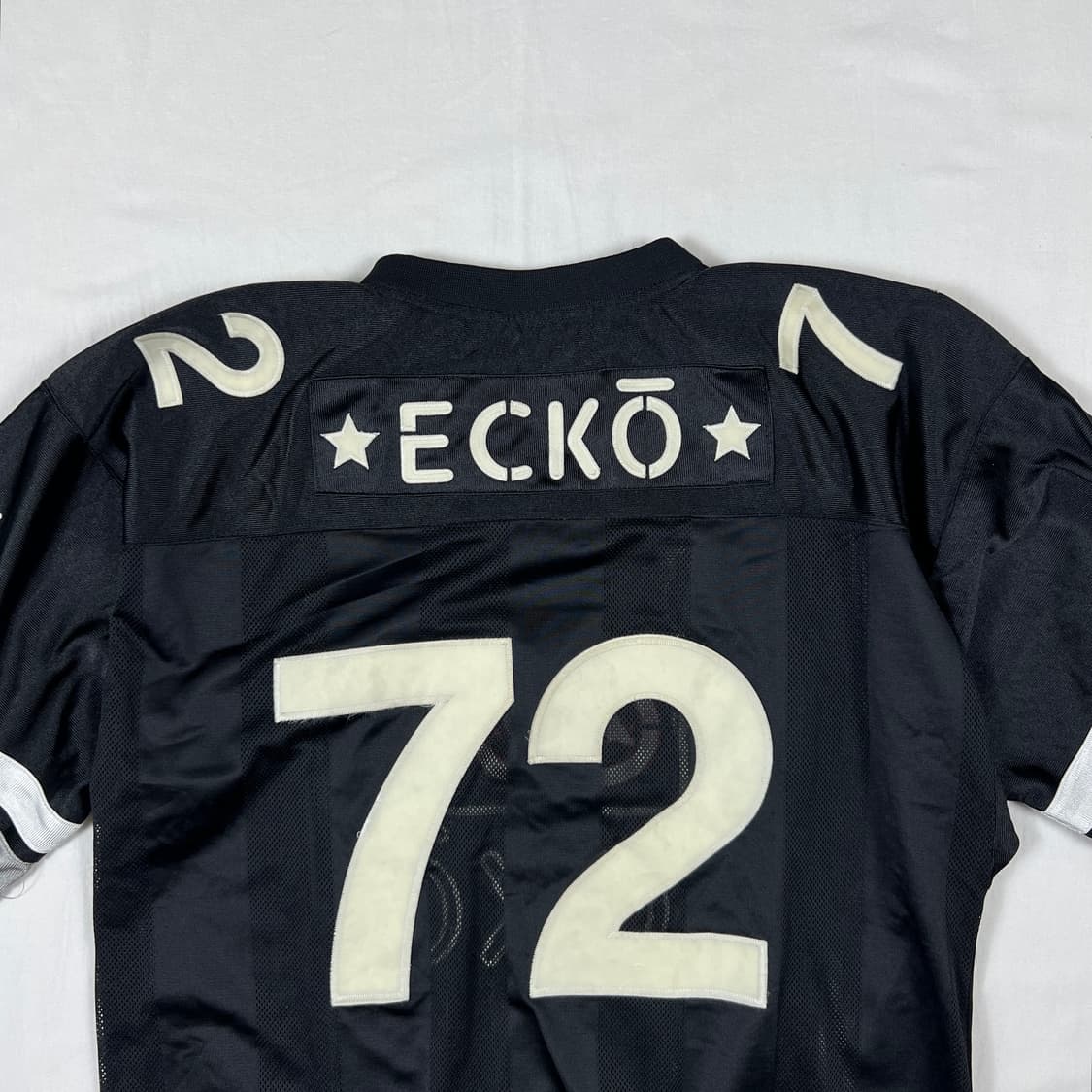 90’s 에코언리미티드 ecko unltd 로고 반팔 메쉬져지 상품이미지8