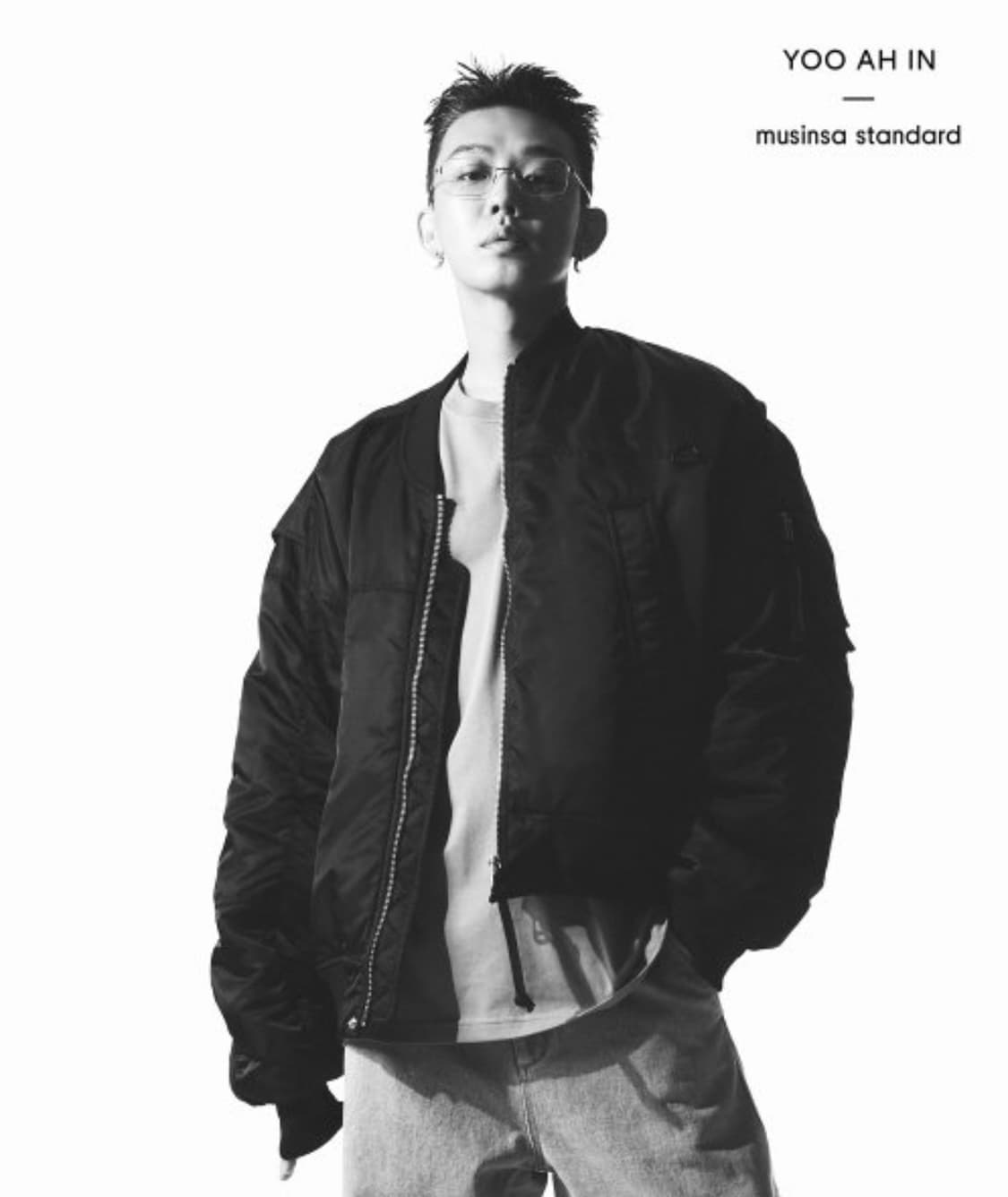 [새상품] 유아인 x 무신사 스탠다드 ma-1 마원 / L사이즈 상품이미지5