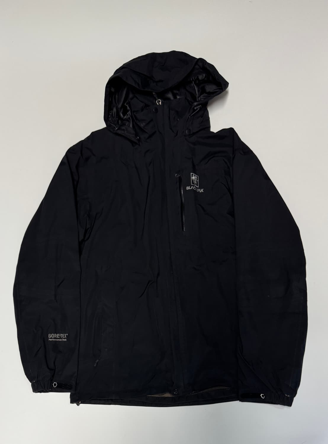 블랙야크 고어텍스 등산 후드 바람막이 L 블랙 상품이미지1