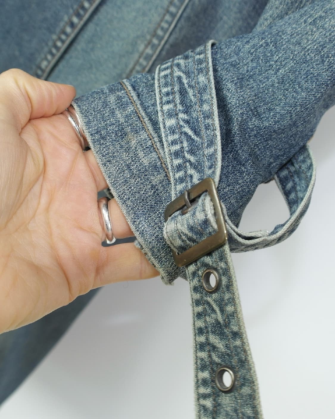 롱 데님 자켓 상품이미지4