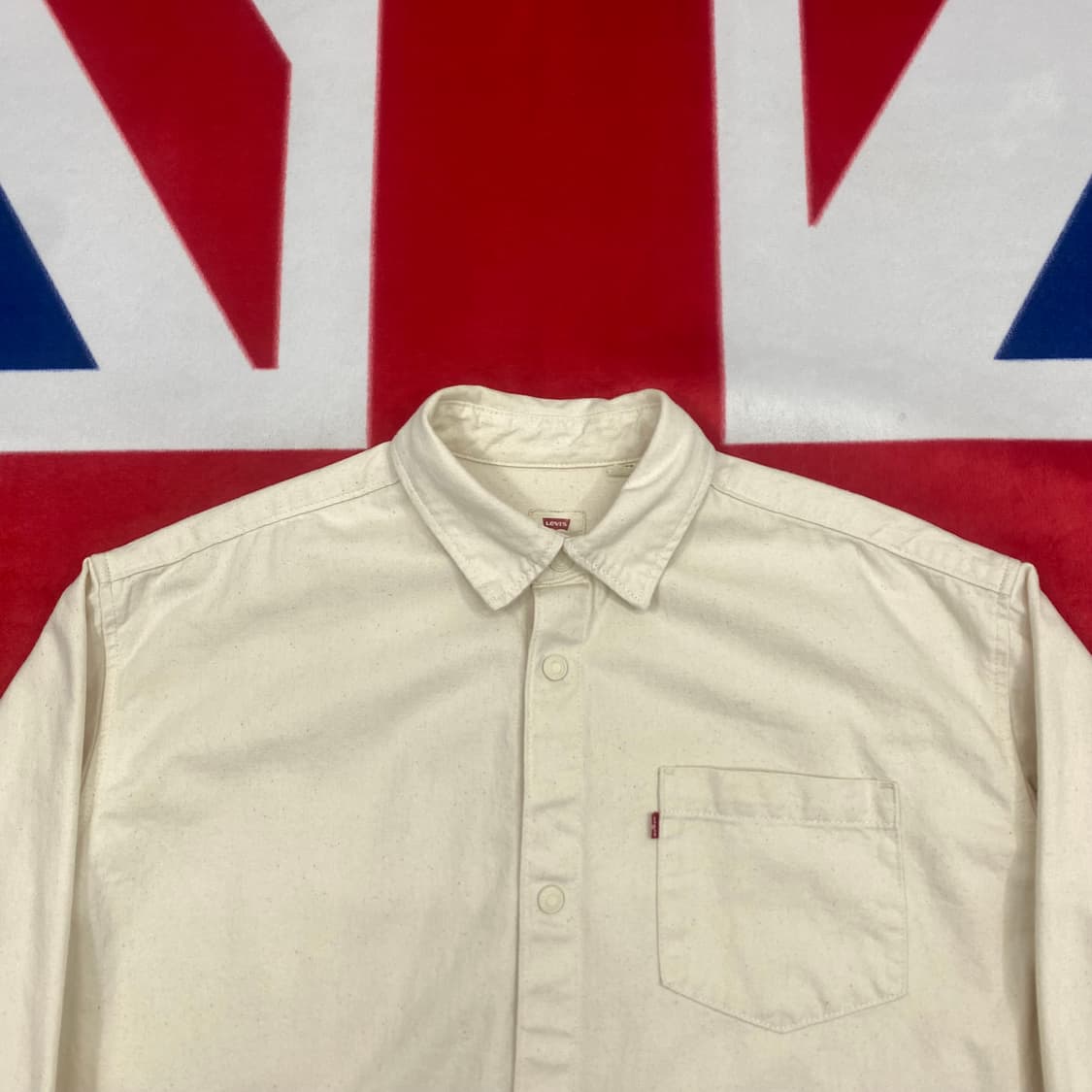리바이스 오버핏 셔츠 L 실측 2XL 상품이미지3