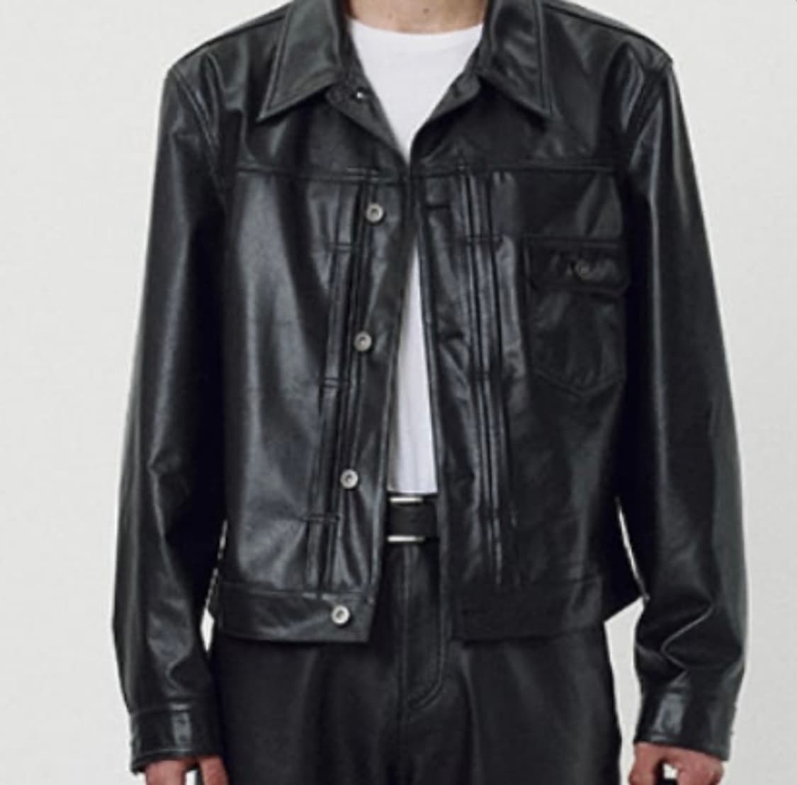 토니웩 레더 트러커m사이즈 새상품 상품이미지2