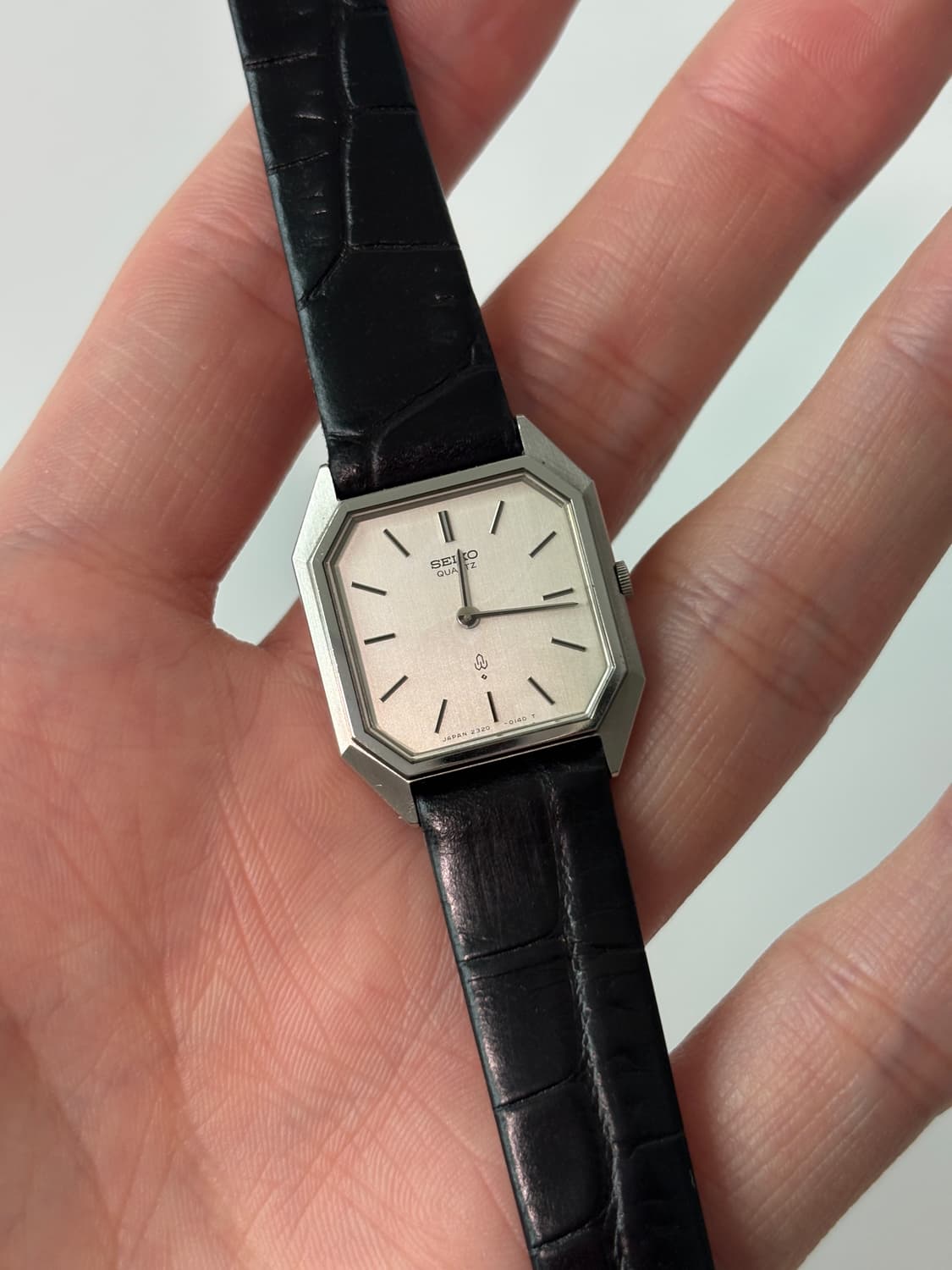 1980s Silver Tank Ladies Quartz 상품이미지2