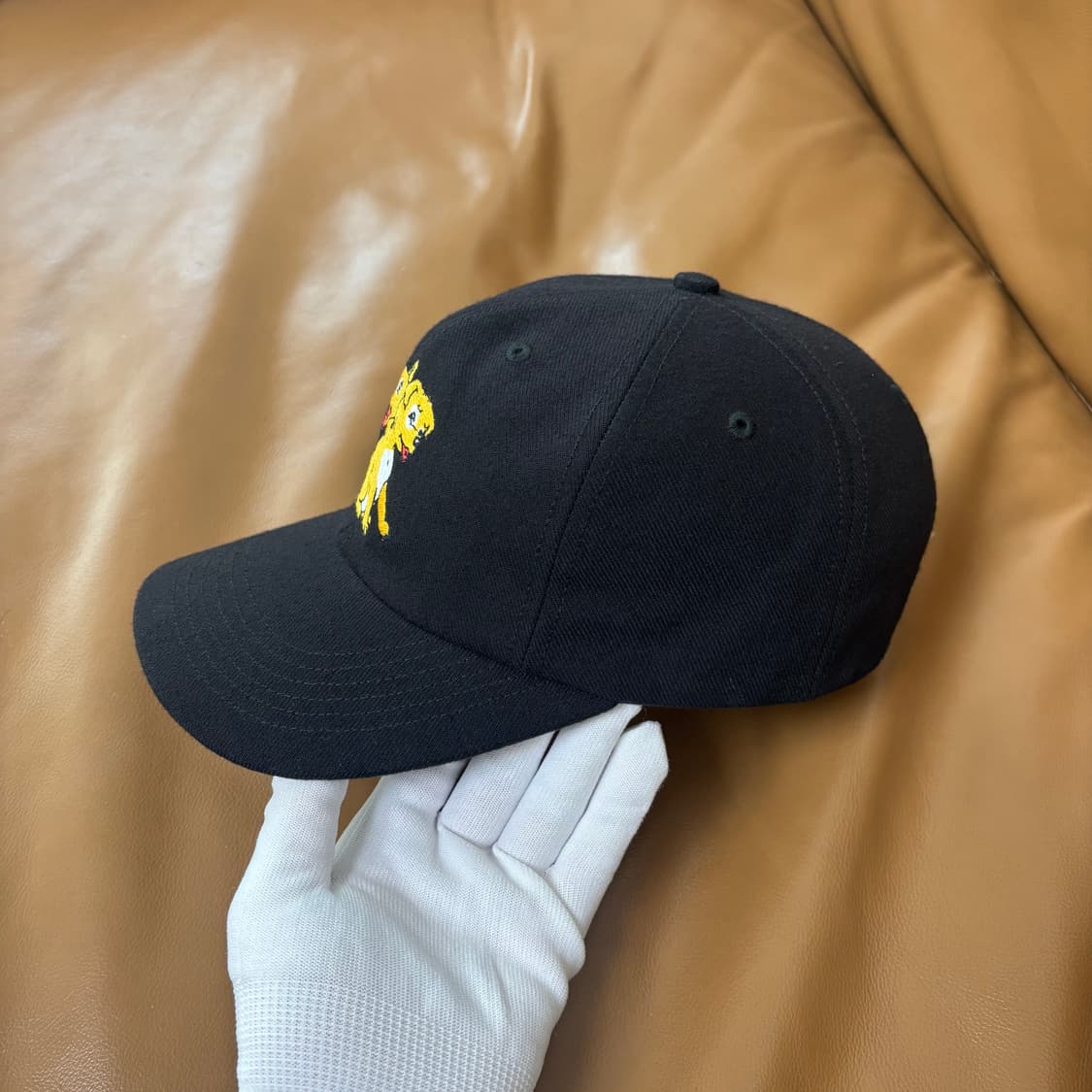 슈프림 6패널 볼캡 모자 멜빈스 블랙 상품이미지4