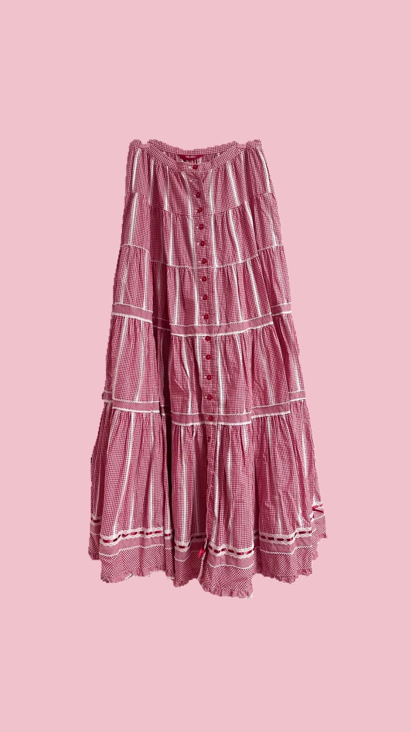 Pink house long skirt 상품이미지1