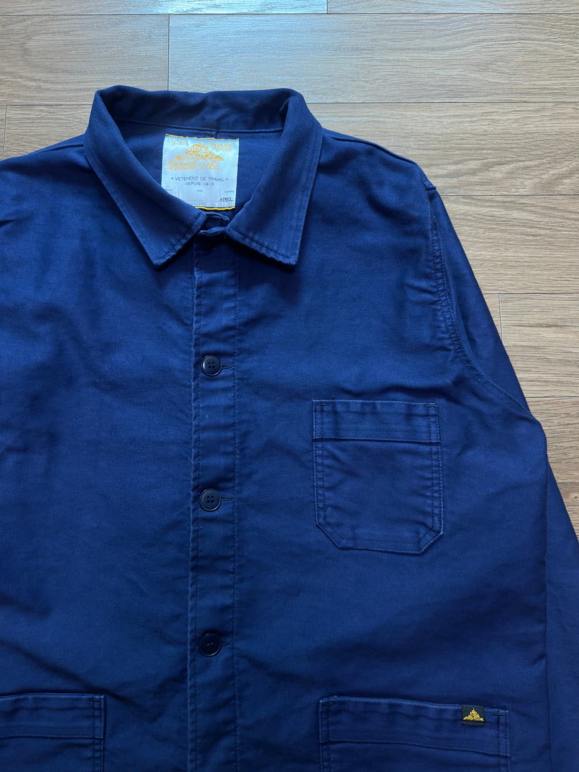 르몽생미셸 프렌치 워크 자켓 몰스킨 52 사이즈 상품이미지3