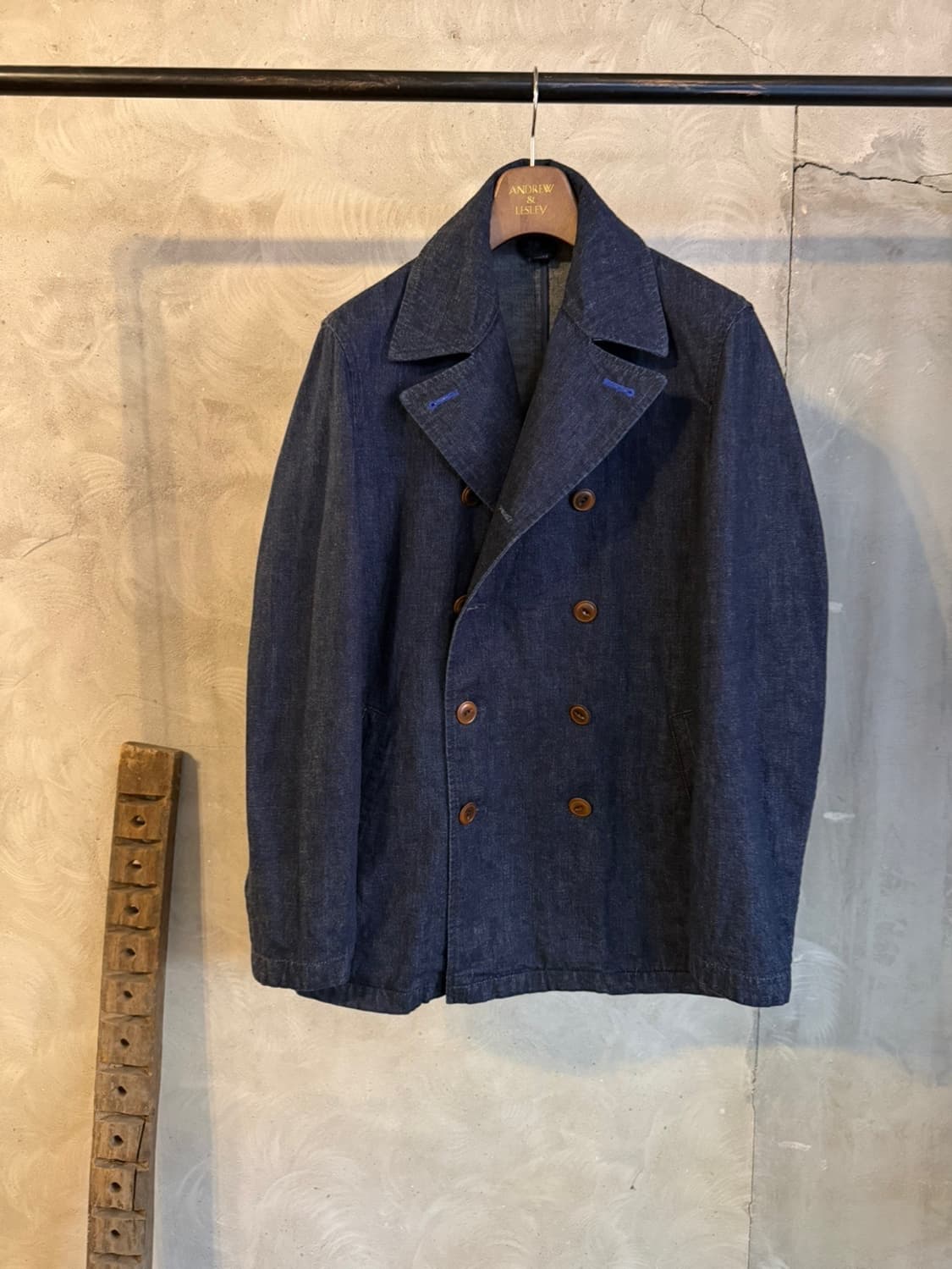 알뉴볼드 데님 피코트 슬림100 상품이미지10