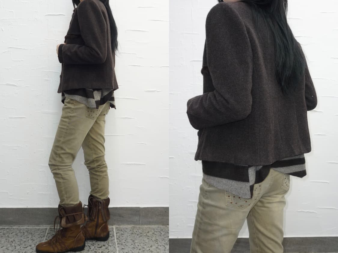 fur point wool jacket 상품이미지3