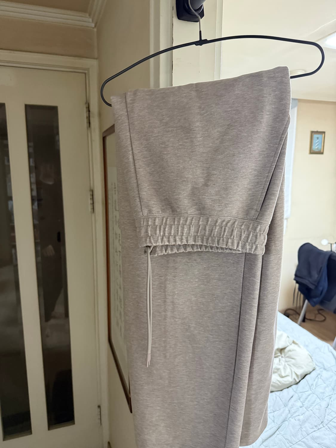 유니클로 C 와이드 스웨트 팬츠 긴기장 xl 31베이지 상품이미지1