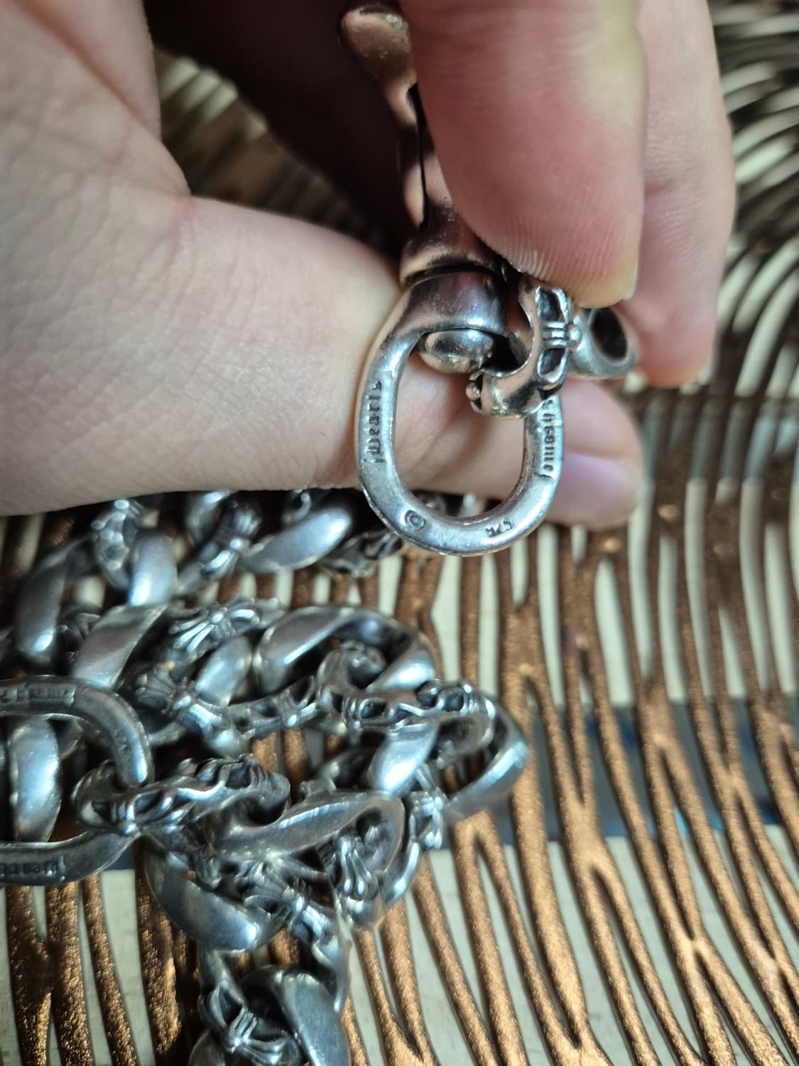 [OS] 크롬하츠 월렛체인 투클립 롱체인 상품이미지5