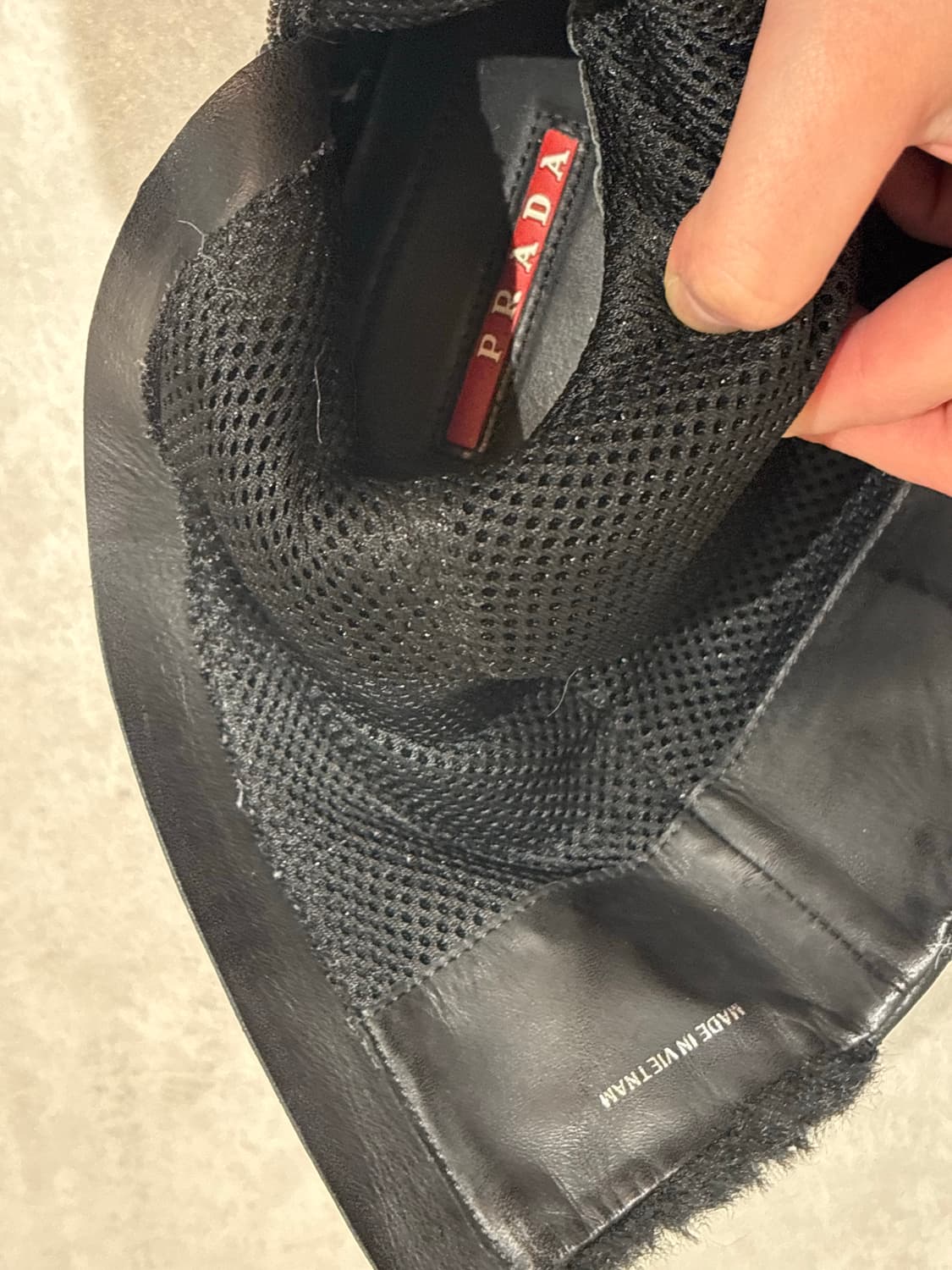Prada 프라다 시어링 바이커 부츠 상품이미지4