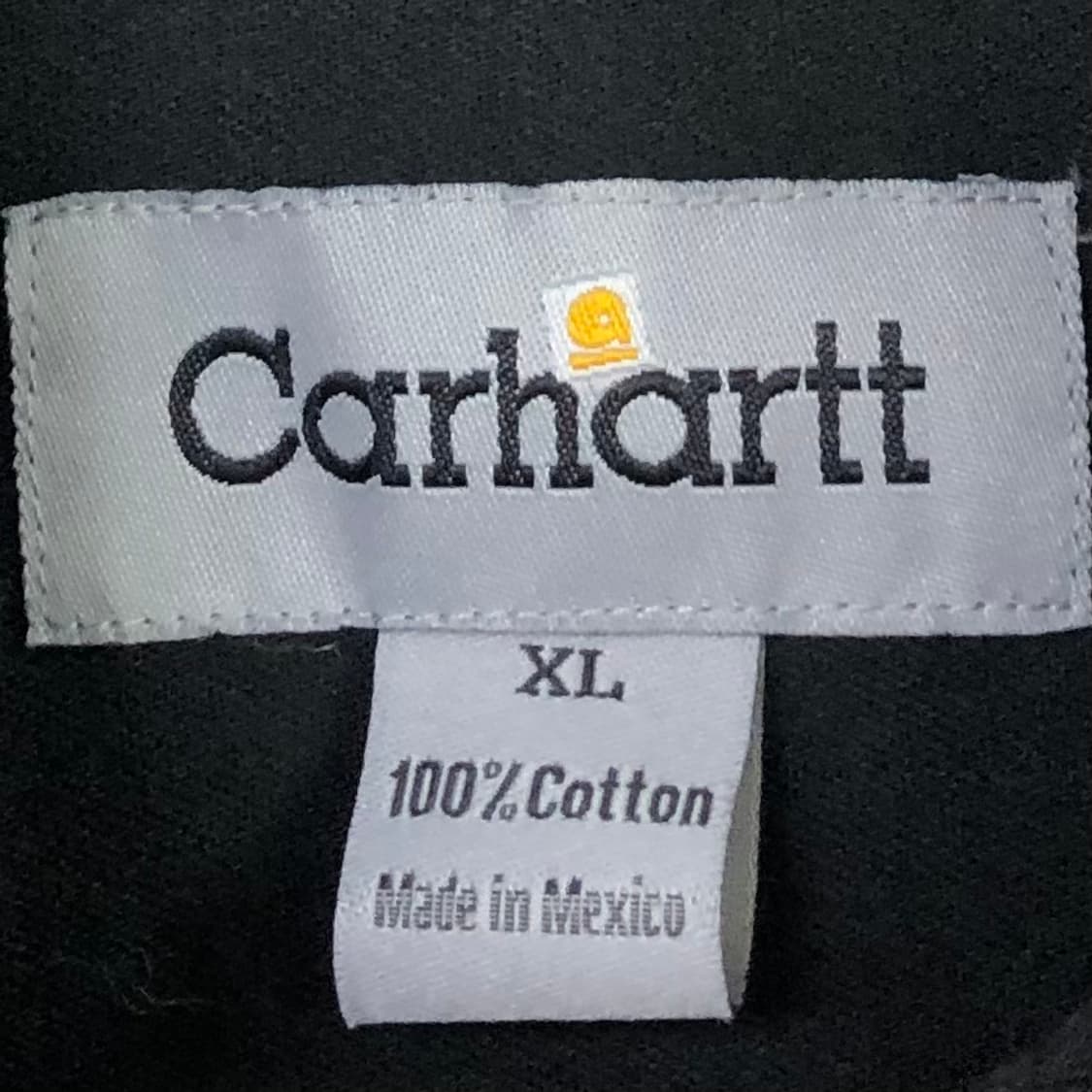 Xxl 칼하트 블랙 헤비 워크 셔츠 상품이미지3