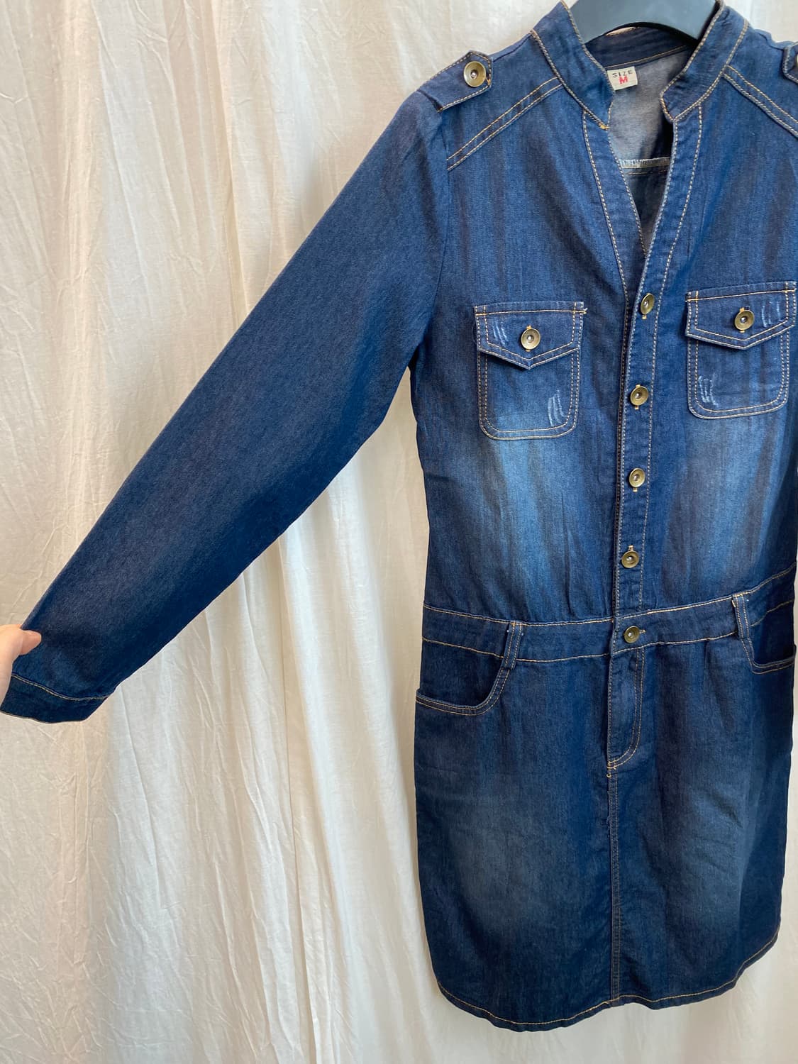 데님 원피스(M) 상품이미지7