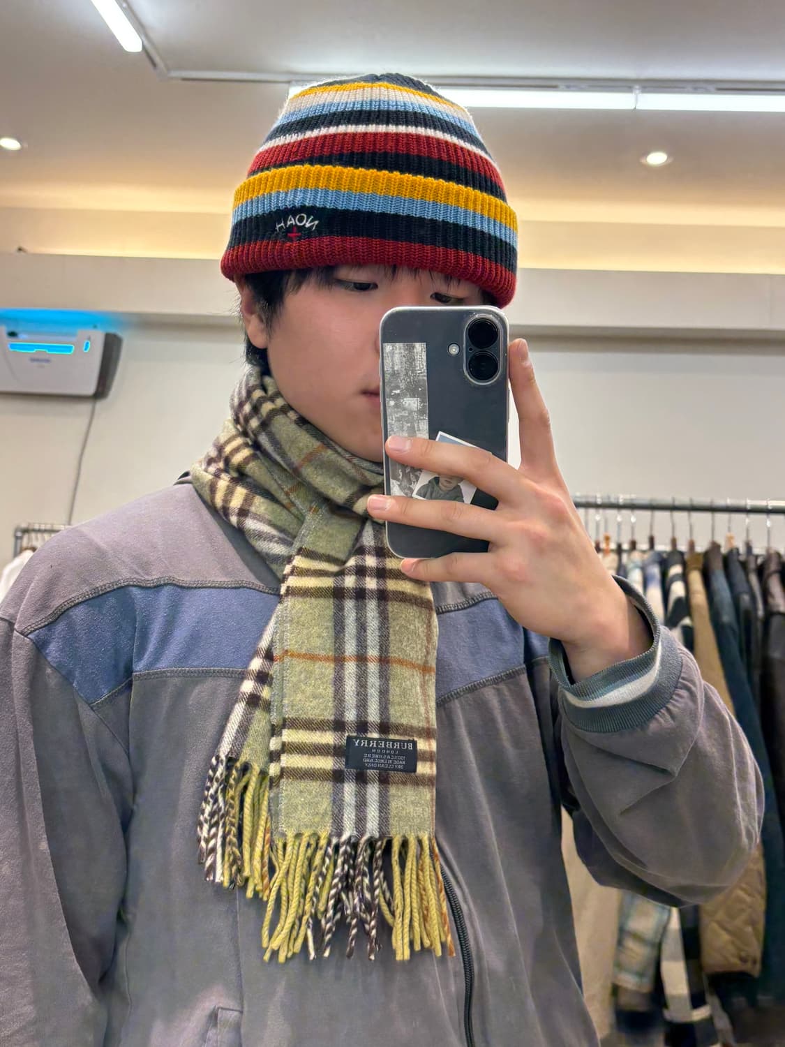 버버리 체크 머플러 상품이미지6