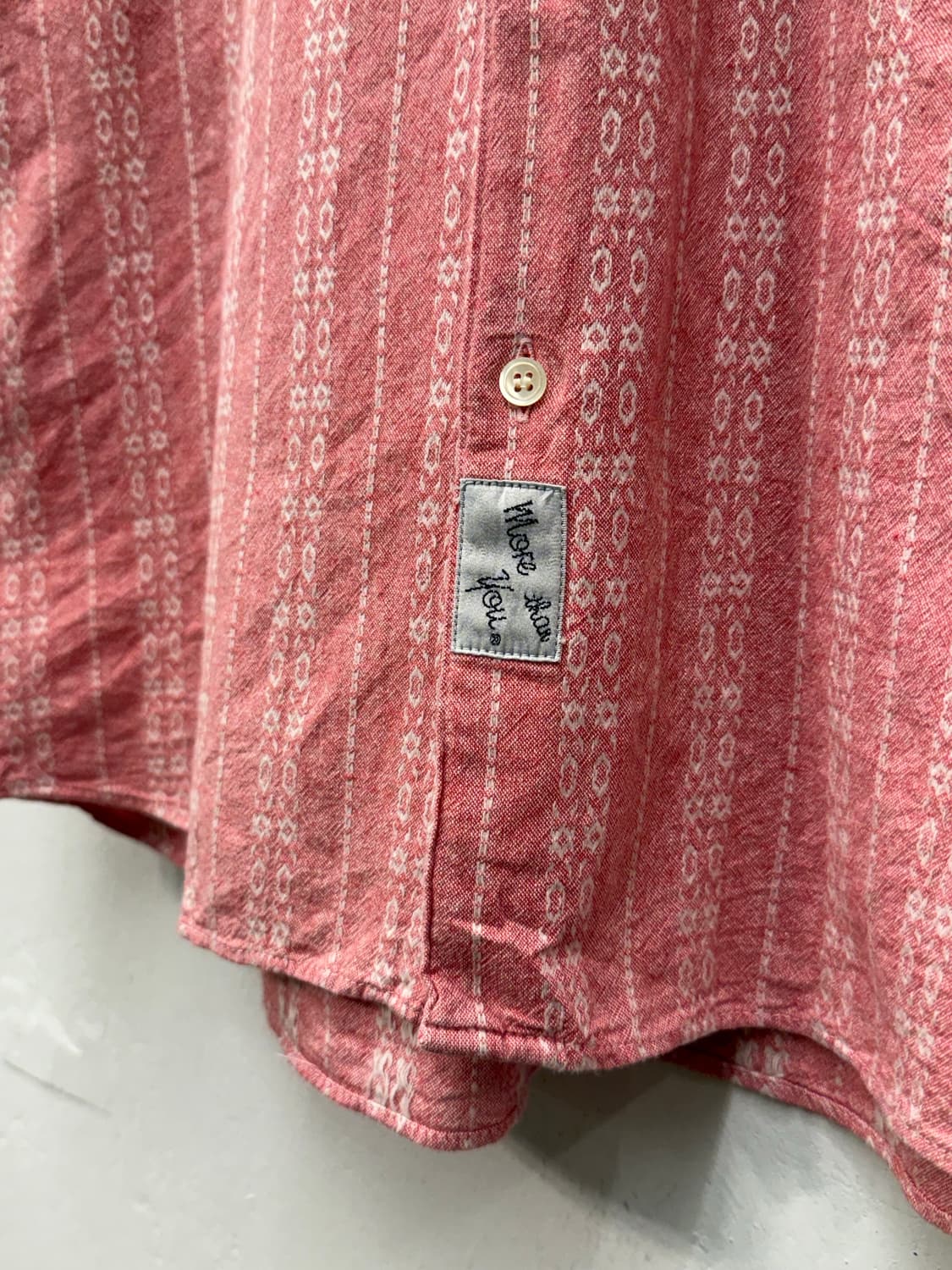 Japan Geometric Pattern Short Sleeve Shi 상품이미지4