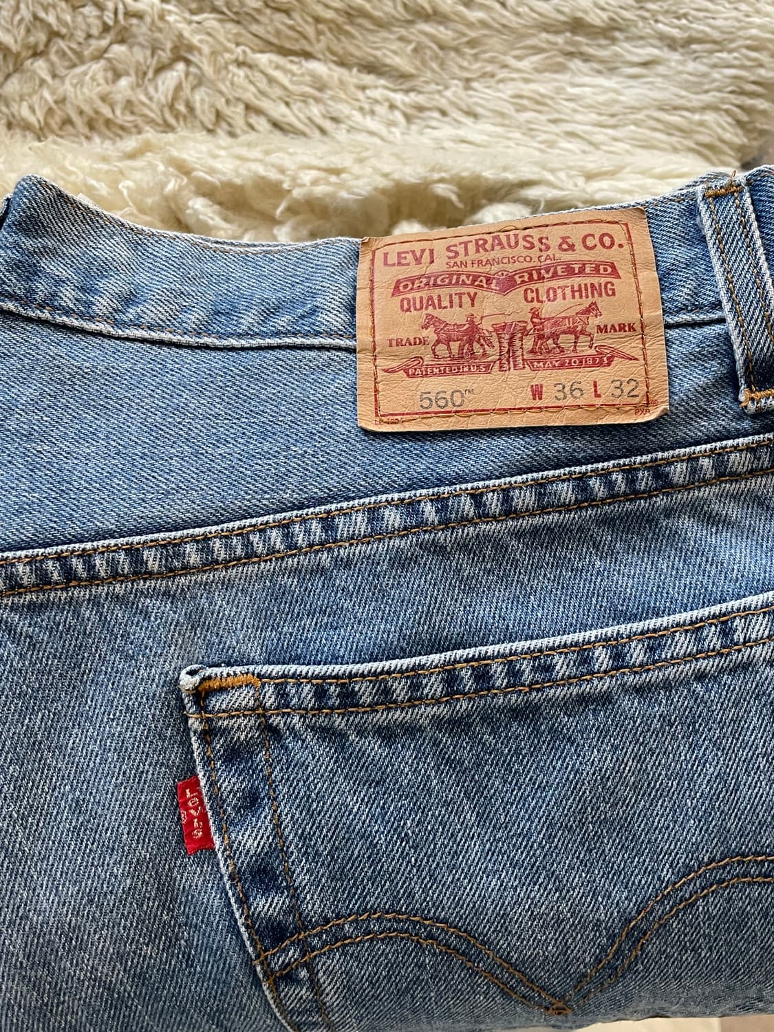 리바이스 560 데님 팬츠 상품이미지4