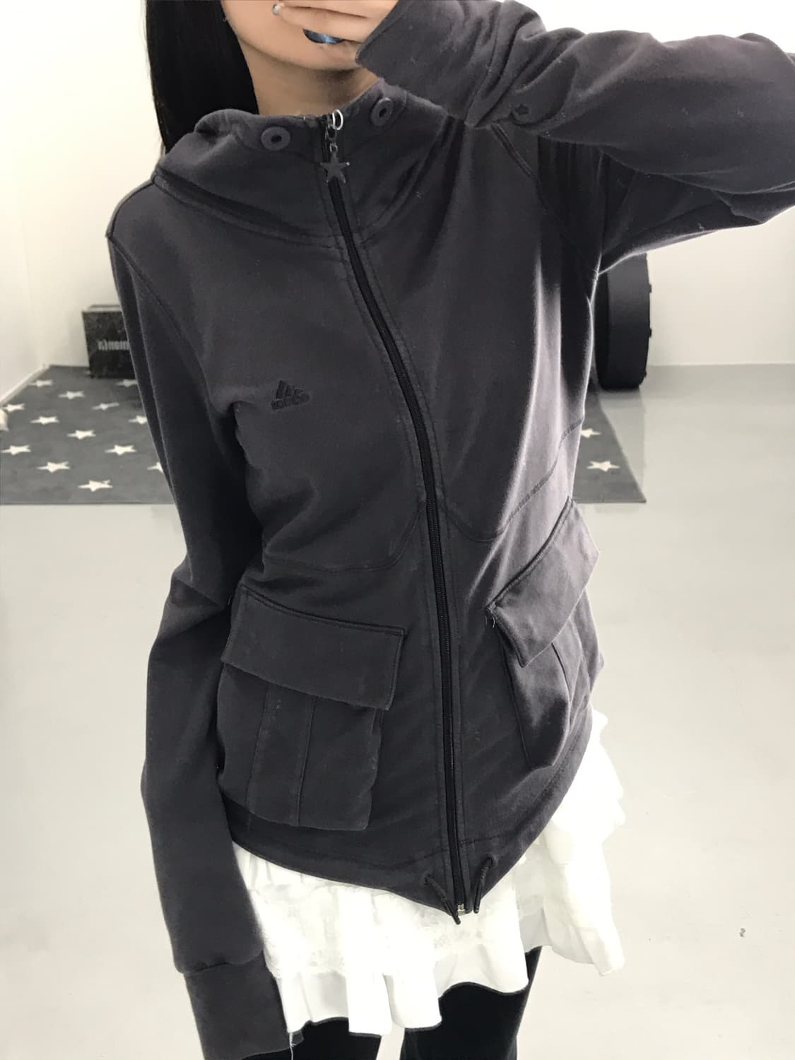Adidas Star High Neck Zip Up 상품이미지3