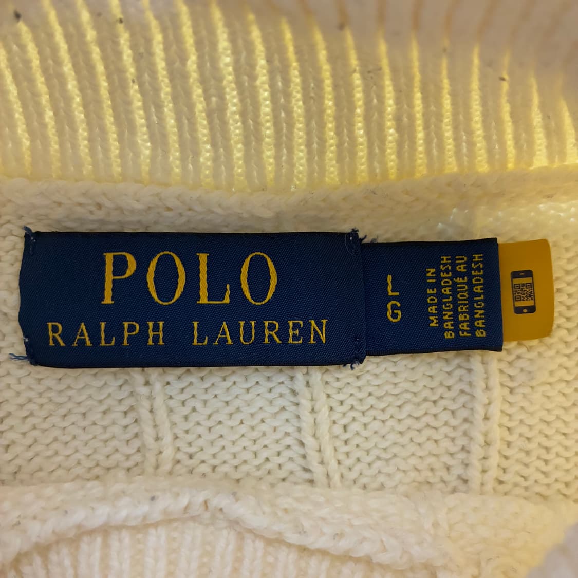 Polo  폴로 랄프로렌 자수 코튼 꽈배기 터틀넥 니트   상품이미지4