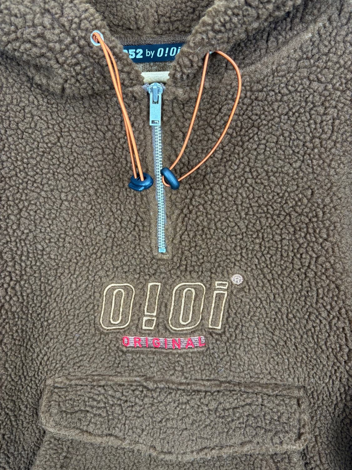 오아이오아이 뽀글이 반집업 후드티 (남여공용) 상품이미지3