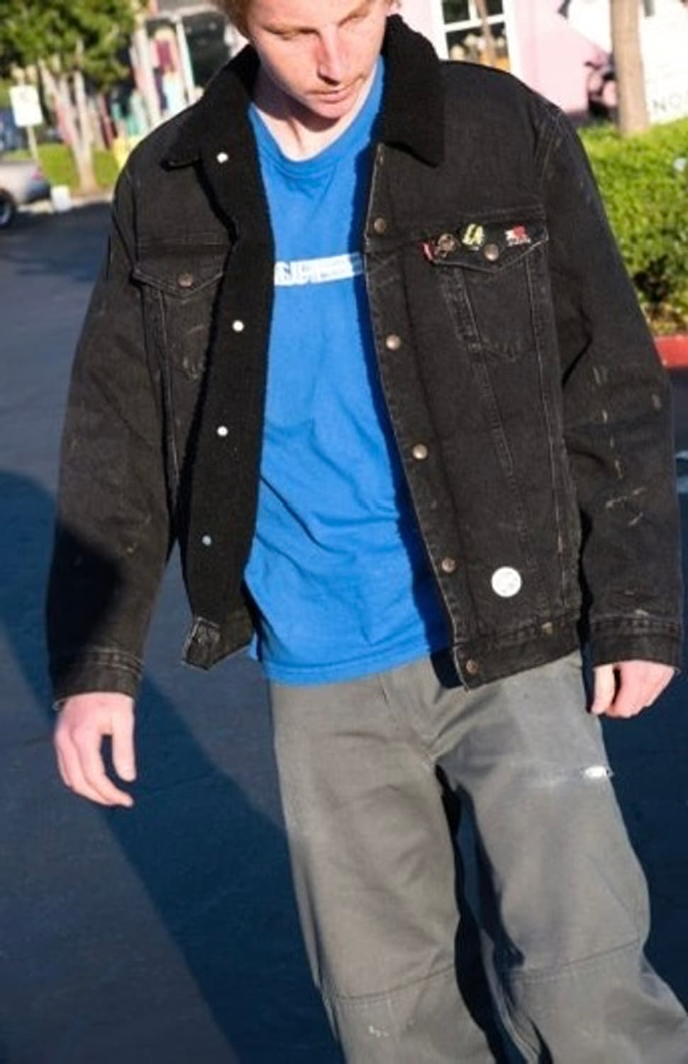 Fw16 리바이스 x 슈프림 쉐르파 트러커 자켓 M 상품이미지4