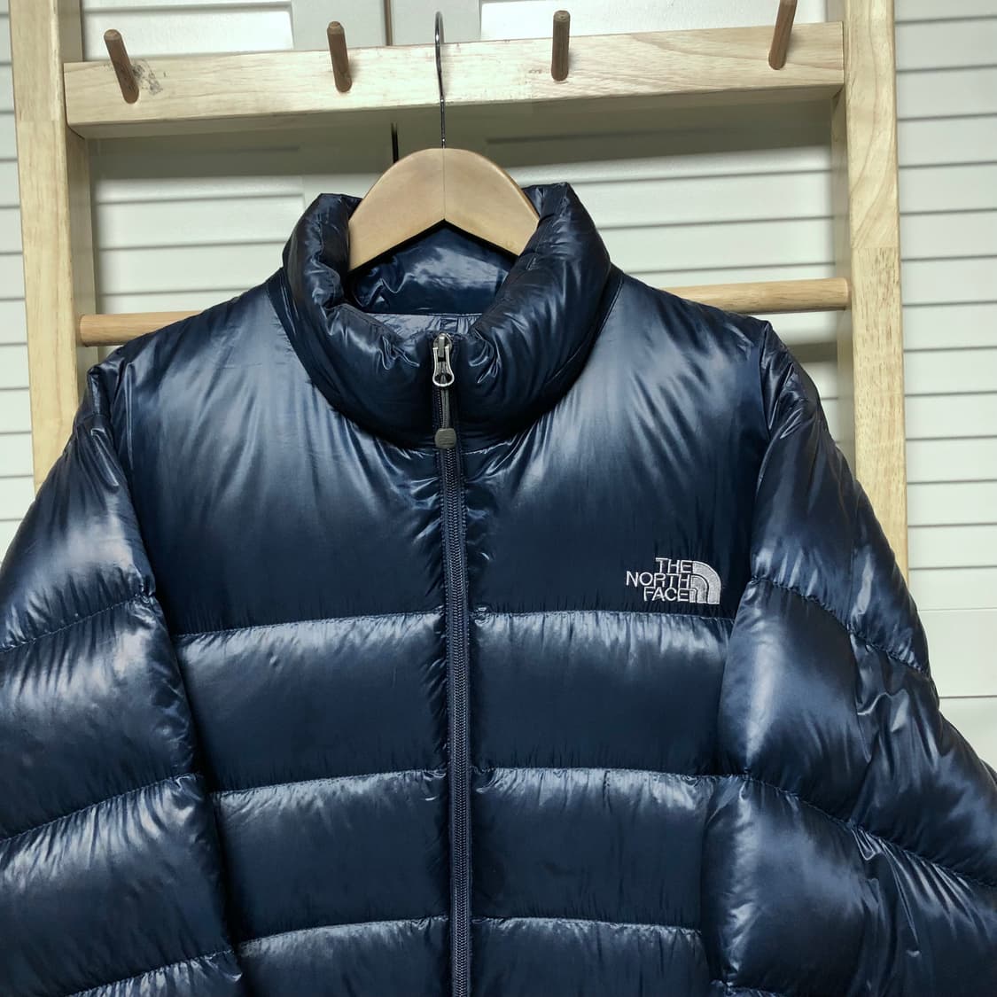 노스페이스 패딩 700 네이비 구스다운 110 자켓 상품이미지2