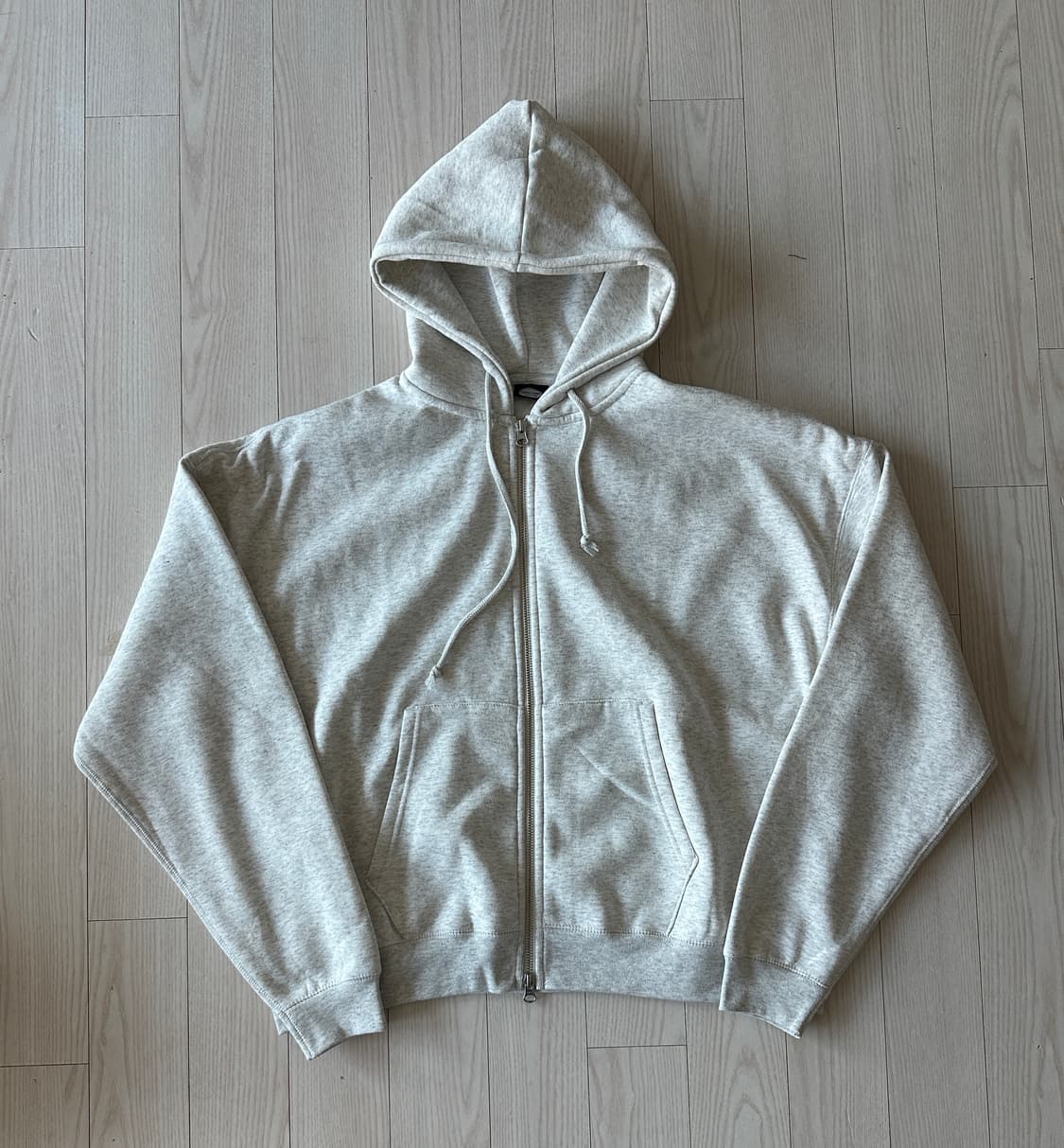 프릭스스토어 12온즈 오버핏 후드집업(오트밀) 상품이미지9