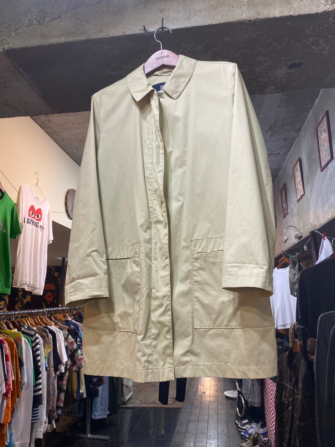 Burberry  버버리 베이지 컬러 롱 자켓 95 상품이미지1