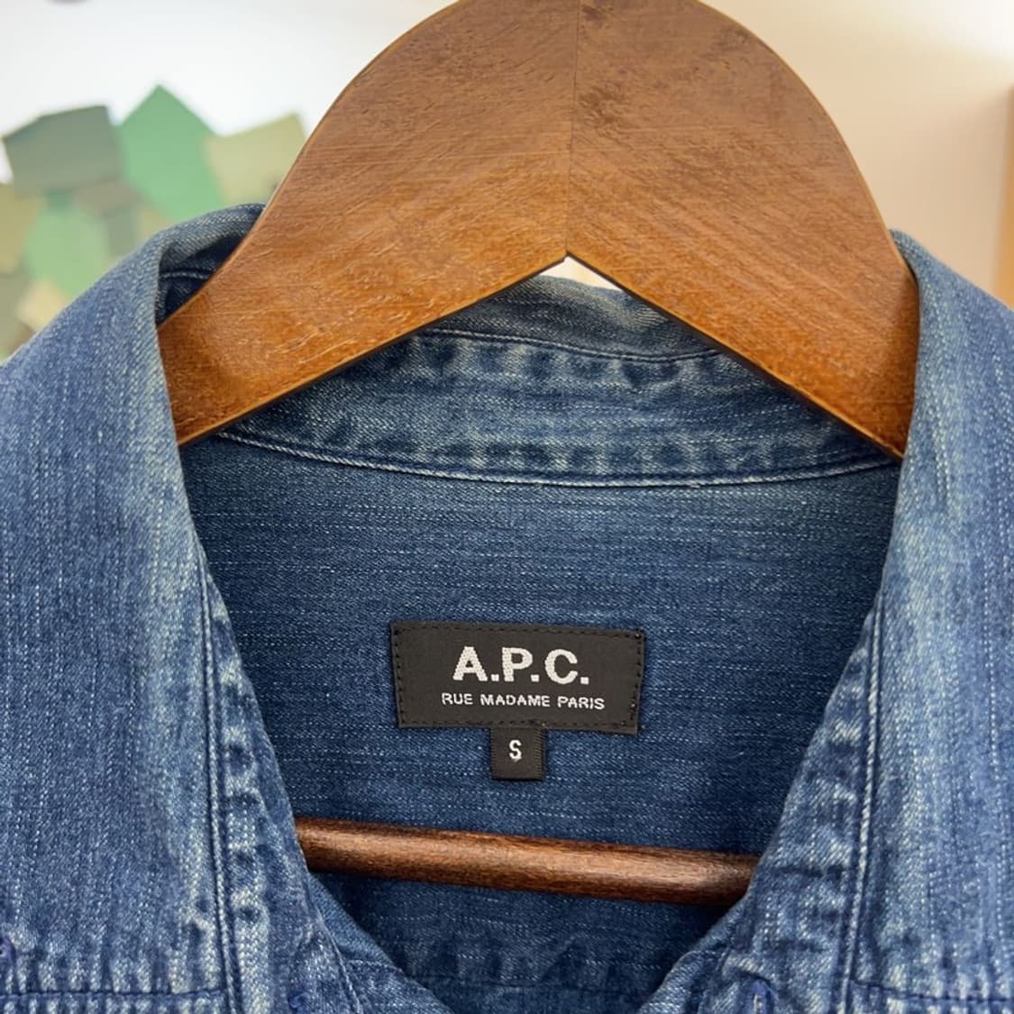 아페쎄 A.P.C 캐주얼 데님 셔츠 90 C04918  상품이미지3