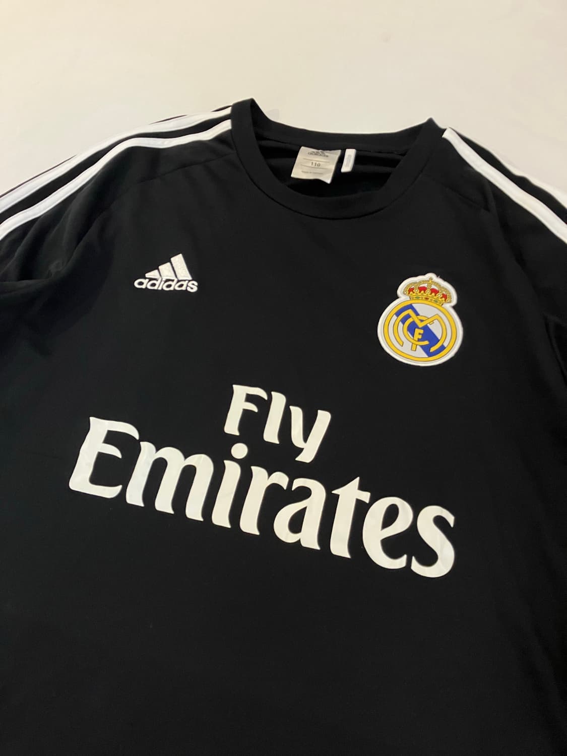 아디다스 레알마드리드 커스텀 트레이닝 탑 유니폼 블랙 상품이미지3