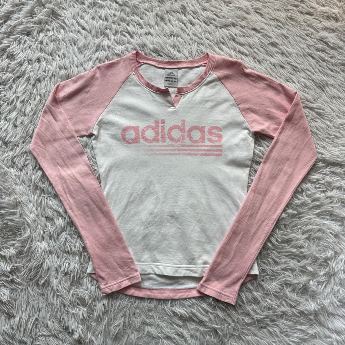 ADIDAS 일본빈티지 슬림핏 롱슬리브 아디다스 긴팔 딱붙핏 S 37 상품이미지2