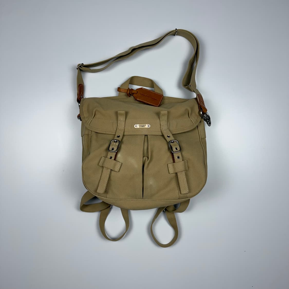 요시다포터 러기지라벨 투웨이 캔버스 백팩 상품이미지1