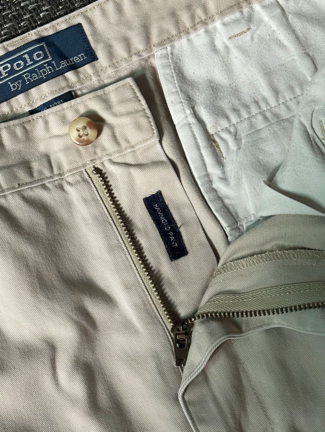 (33) 90s 폴로 랄프로렌 HAMMOND 더블 플리츠 치노팬츠 상품이미지3