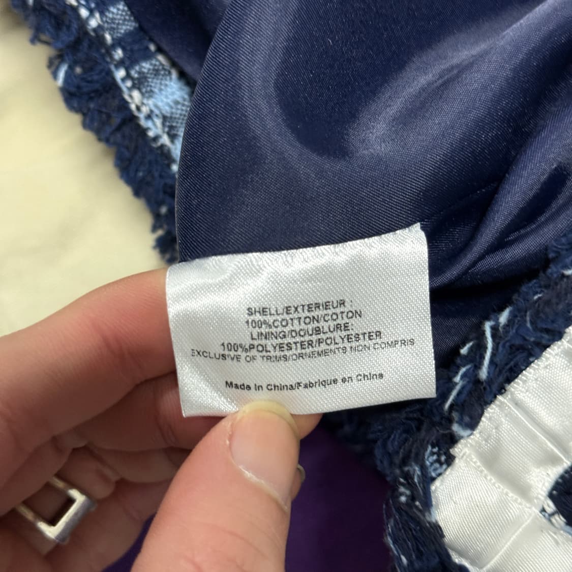 토리버치 저스틴 코튼 트위드 자켓 상품이미지7