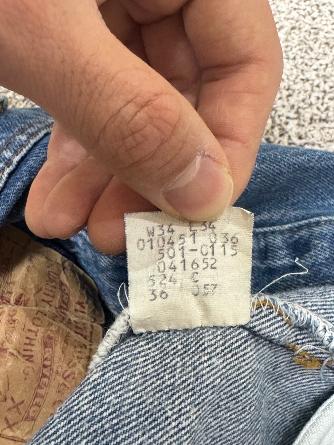 80s 리바이스 501 MADE IN USA 상품이미지3