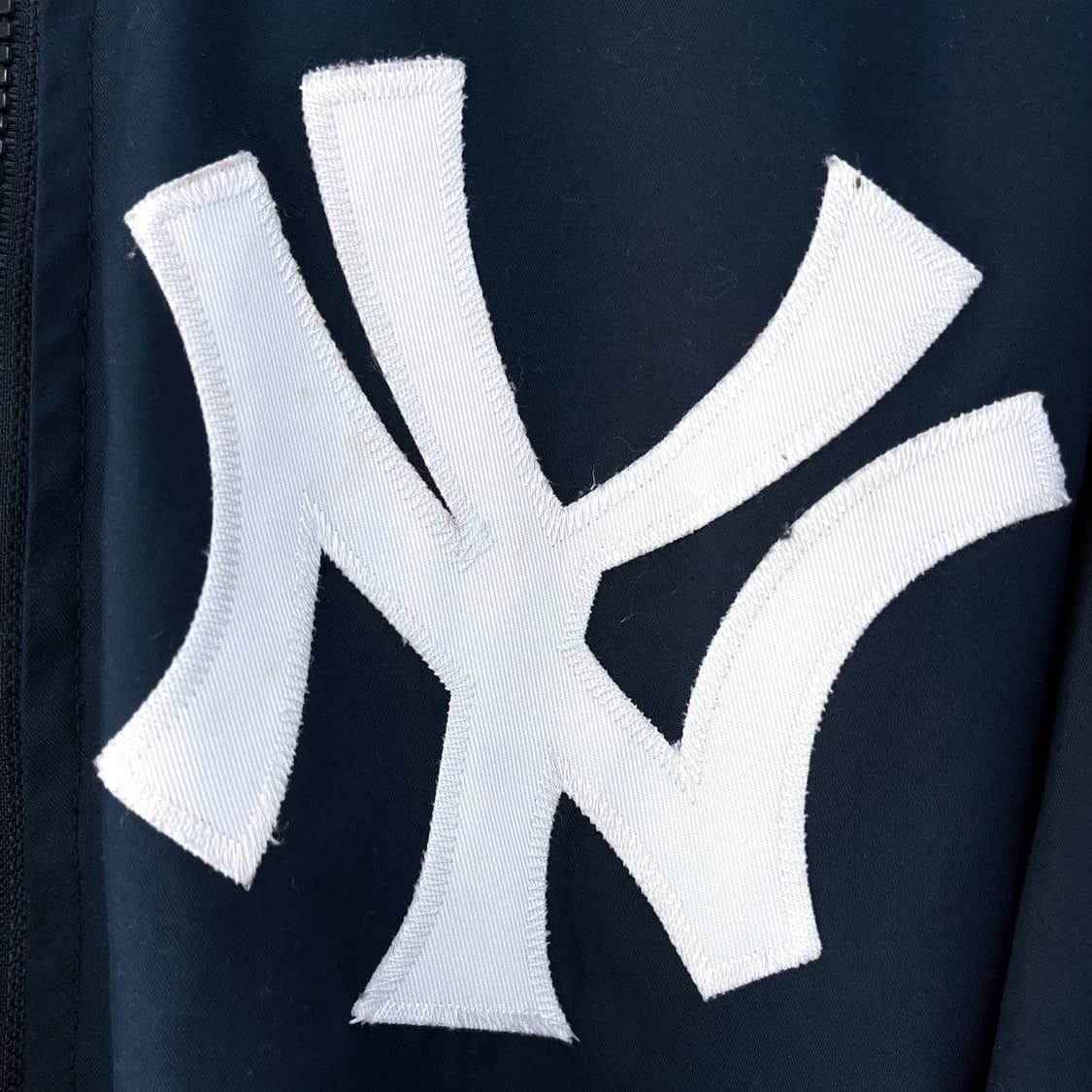 마제스틱 뉴욕 양키즈 NY로고 폴리쉘 하프집업 웜업 상품이미지4