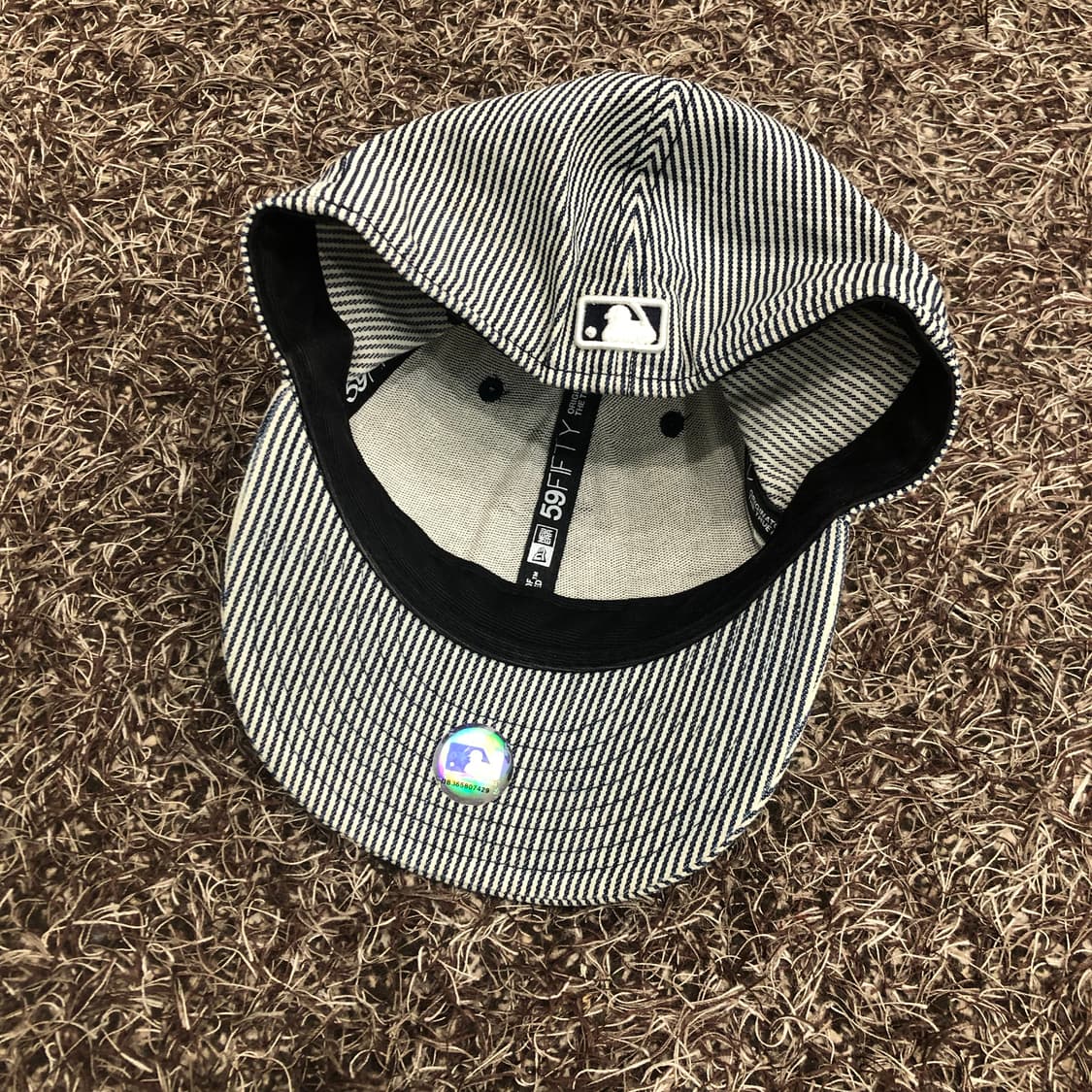 뉴에라 59fifty 스트라이프 뉴욕 양키스 캡 상품이미지5