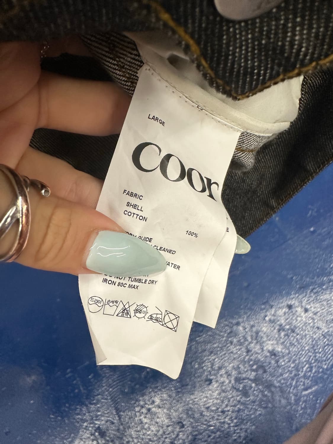 Coor 쿠어 1st 데님자켓  상품이미지6