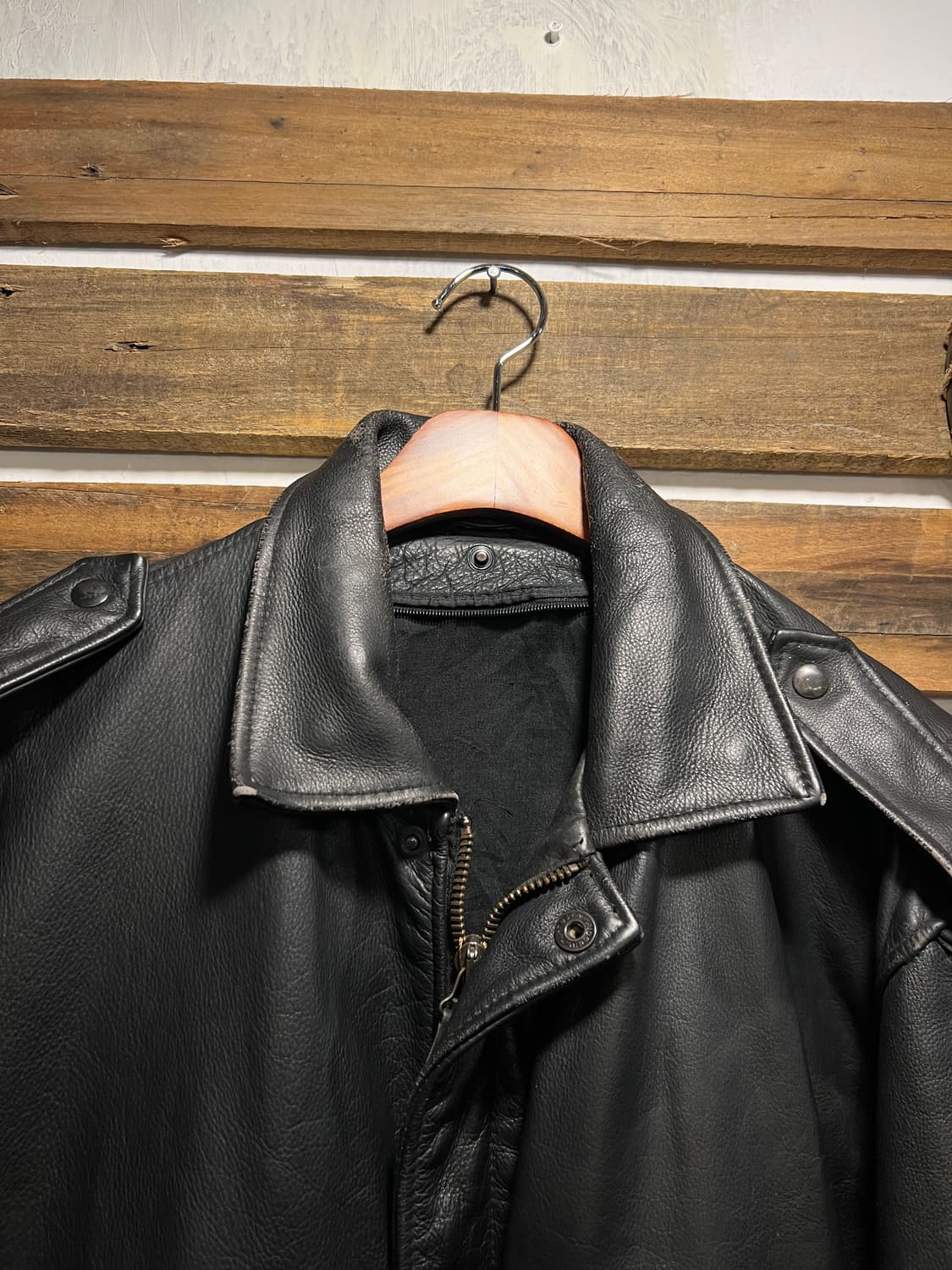 [L]90's USA 빈티지 리얼레더 G-1 플라이트 자켓 상품이미지2