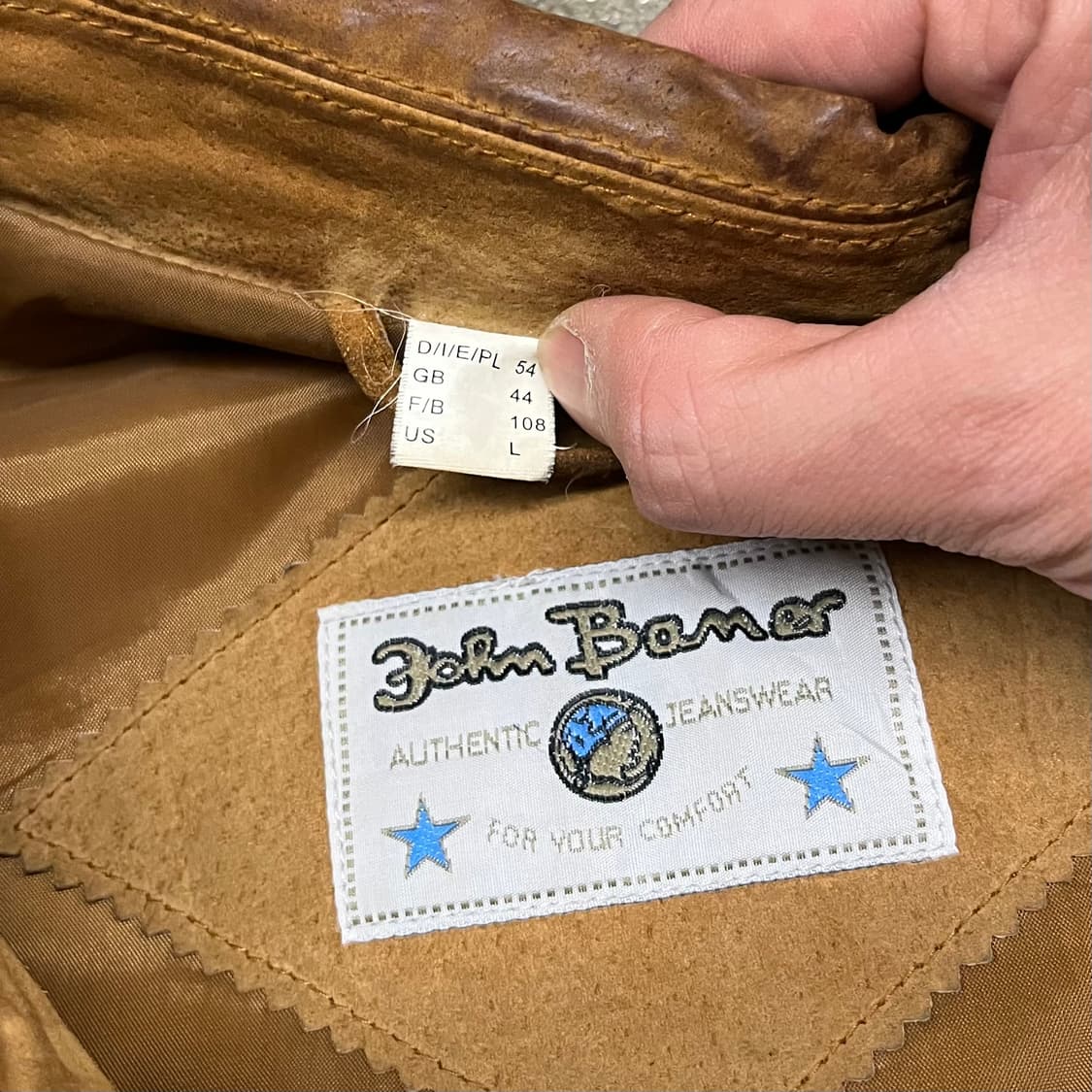 90s 빈티지 가죽 트러커 자켓 (105-110) 상품이미지4