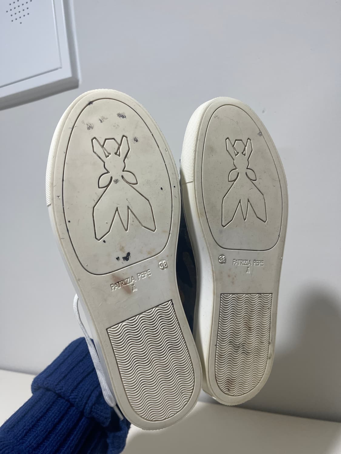 PATRIZIA PEPE 카모 하이탑 스니커즈 38 상품이미지6