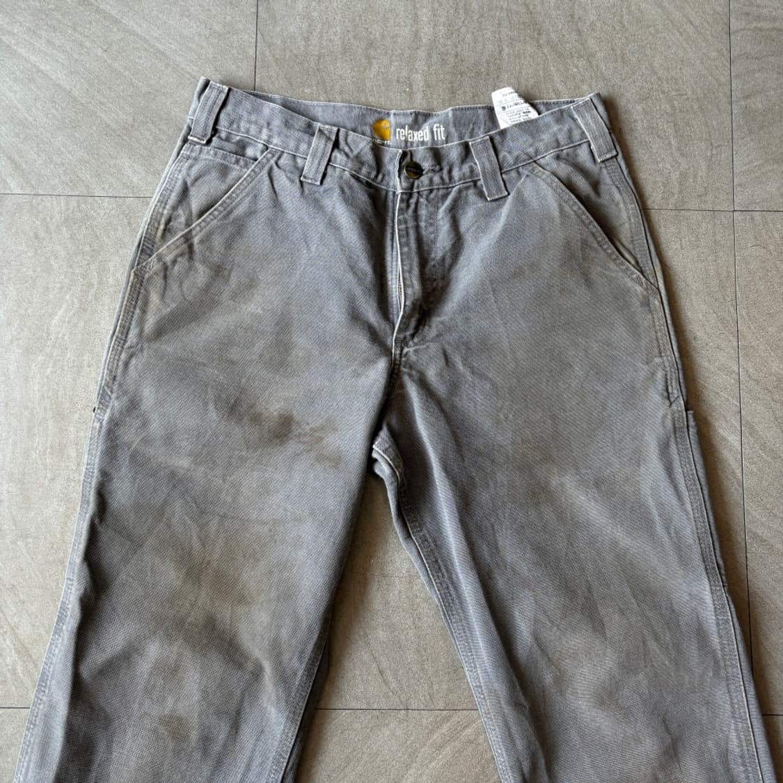 칼하트 오리지널 그레이 워크 팬츠 바지 상품이미지2