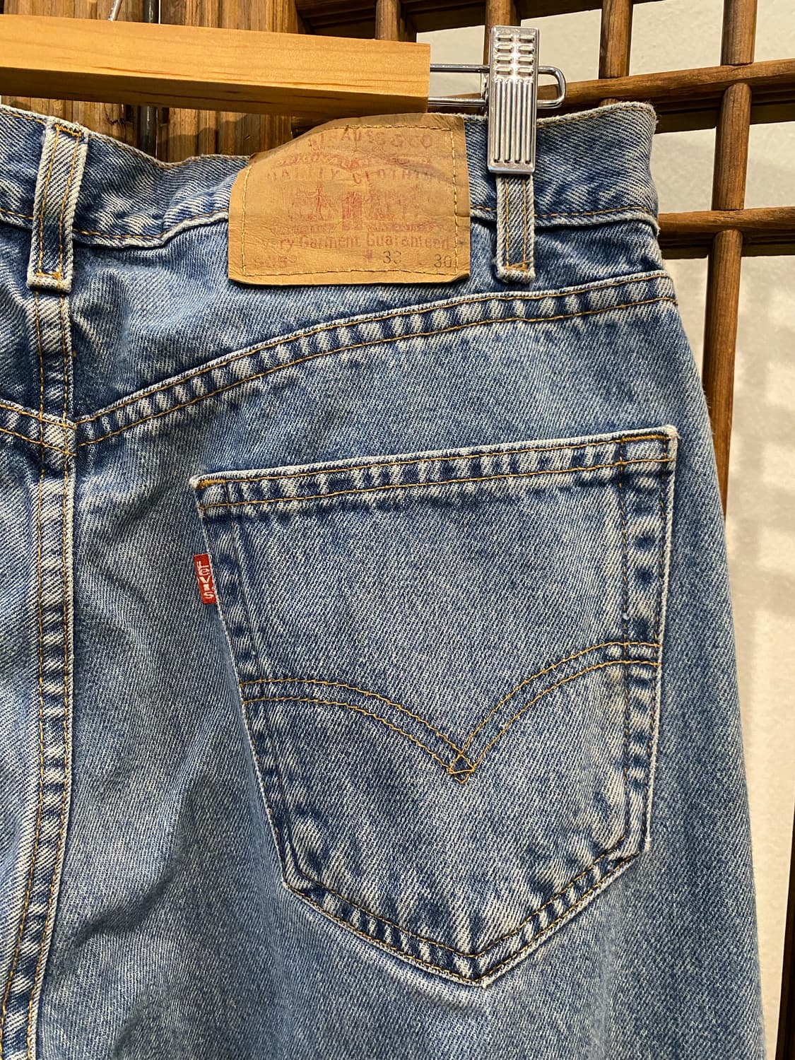 00S 리바이스 505 데님 팬츠 33“ 상품이미지6