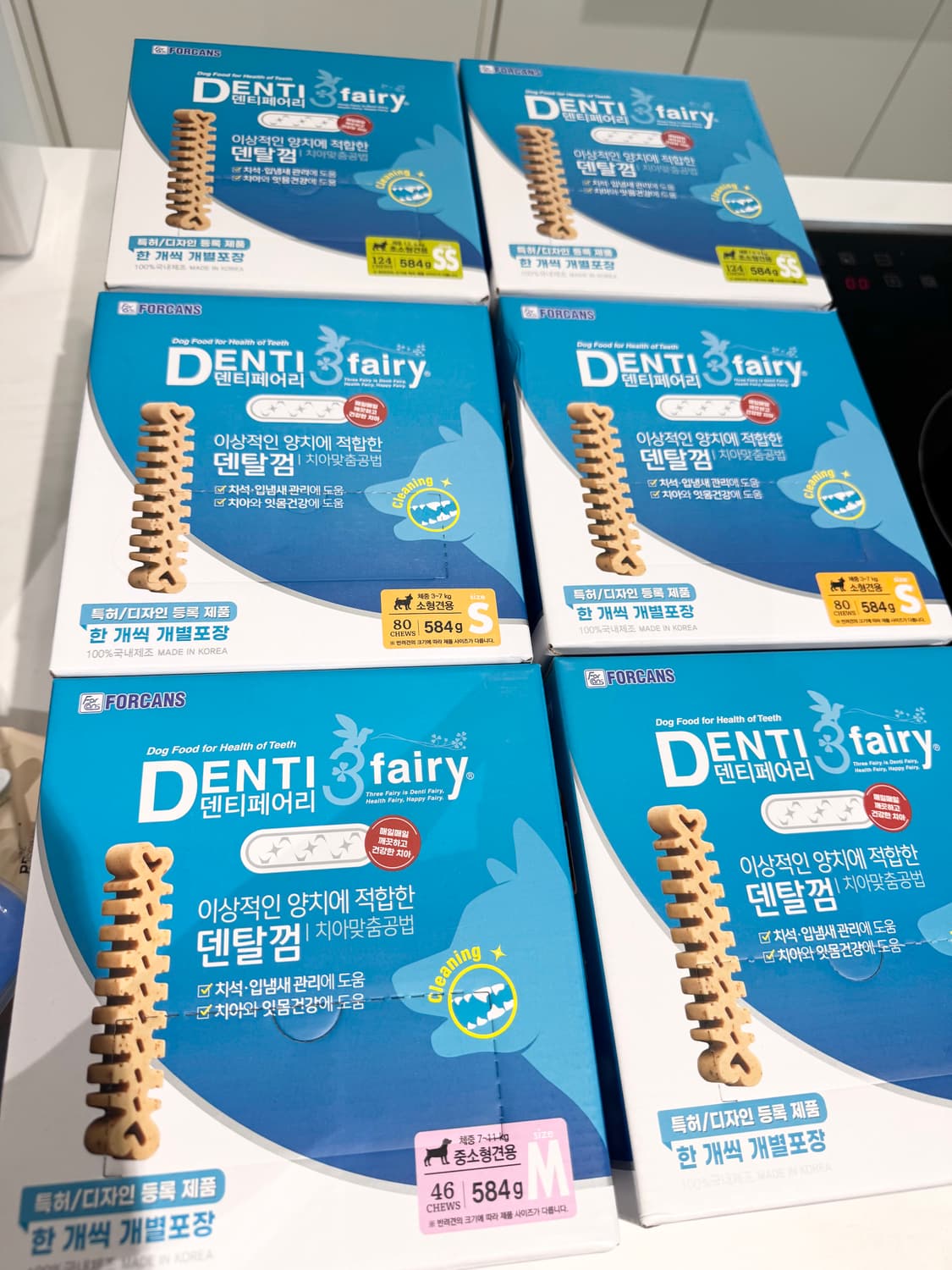 (새상품) 포켄스 강아지 치석제거 덴티페어리 35000원 -> 25000 상품이미지1